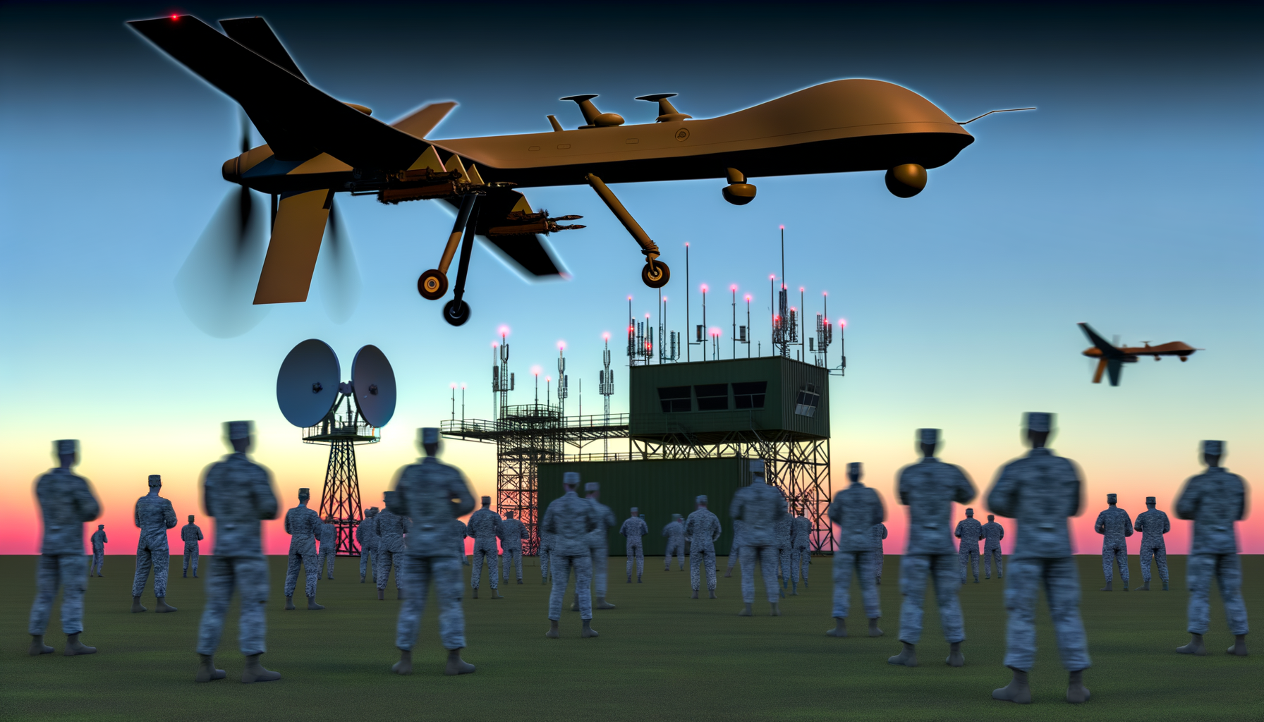 Droner over Nato-basen i Letland truer sikkerheden