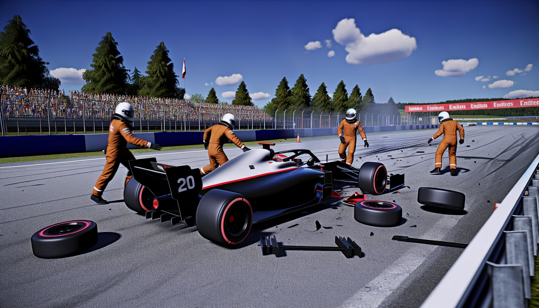 Isack Hadjar crash triggers early red flag in US GP qualifying