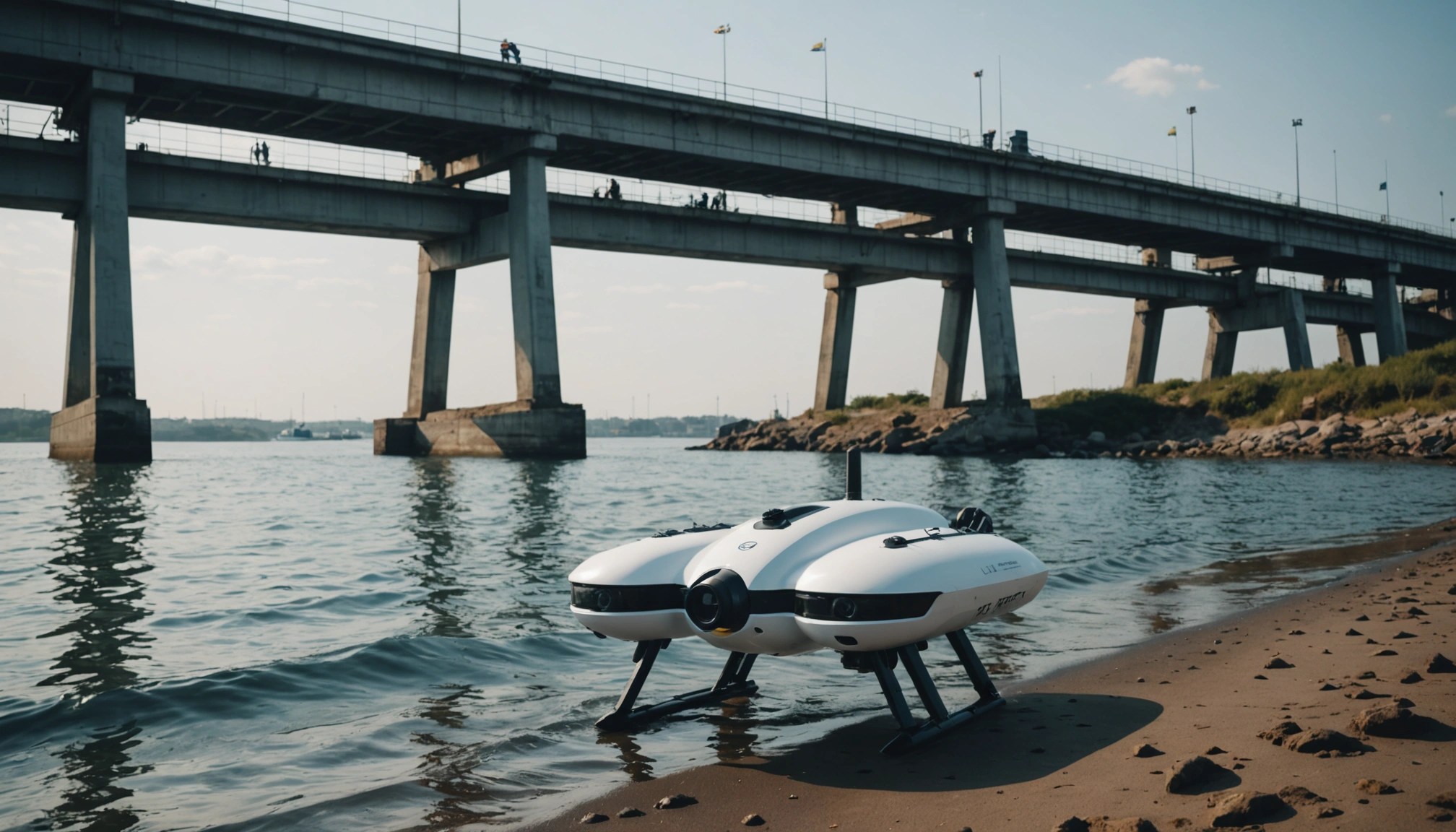 Ukrainsk undervandsdrone truer Krimbroen med ny teknologi