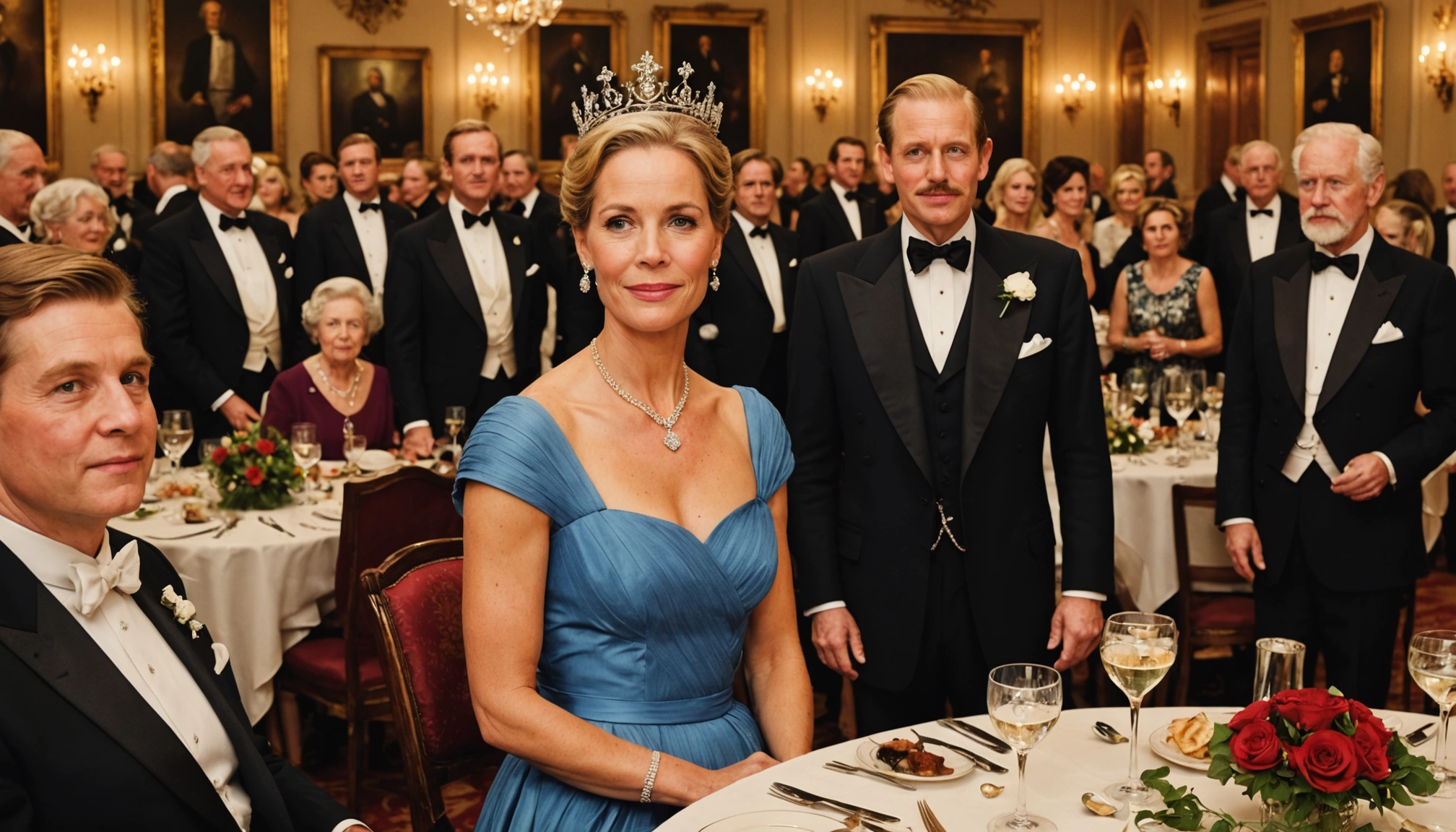 Dronning Marys diskrete deltagelse til Caroline Flemings 50 års fødselsdag