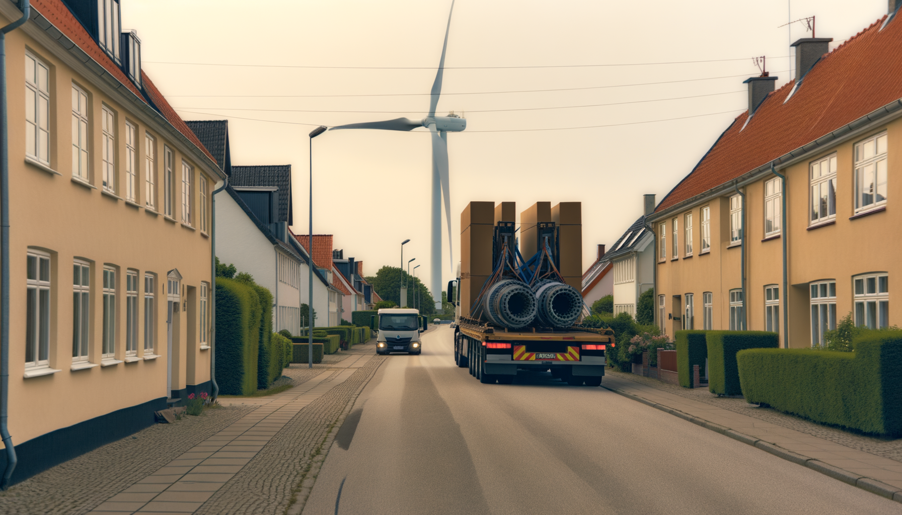 Ny rute til vindmølletransporter skaber skepsis blandt beboere