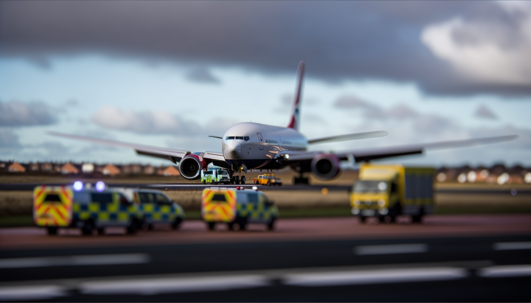 Fly med USA's forsvarsminister nødlander i Storbritannien