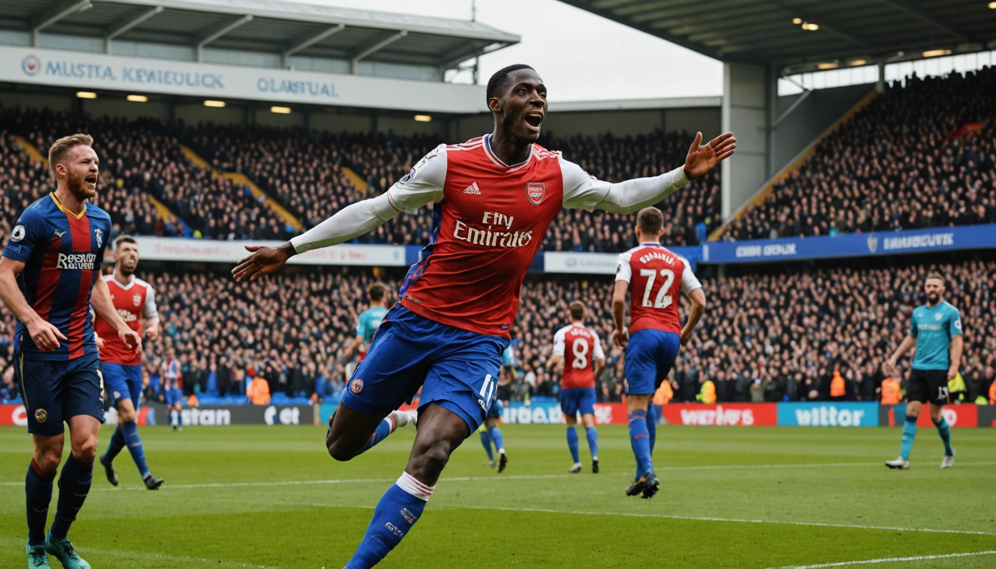 Nketiah’s stoppage-time winner ends Liverpool’s perfect start
