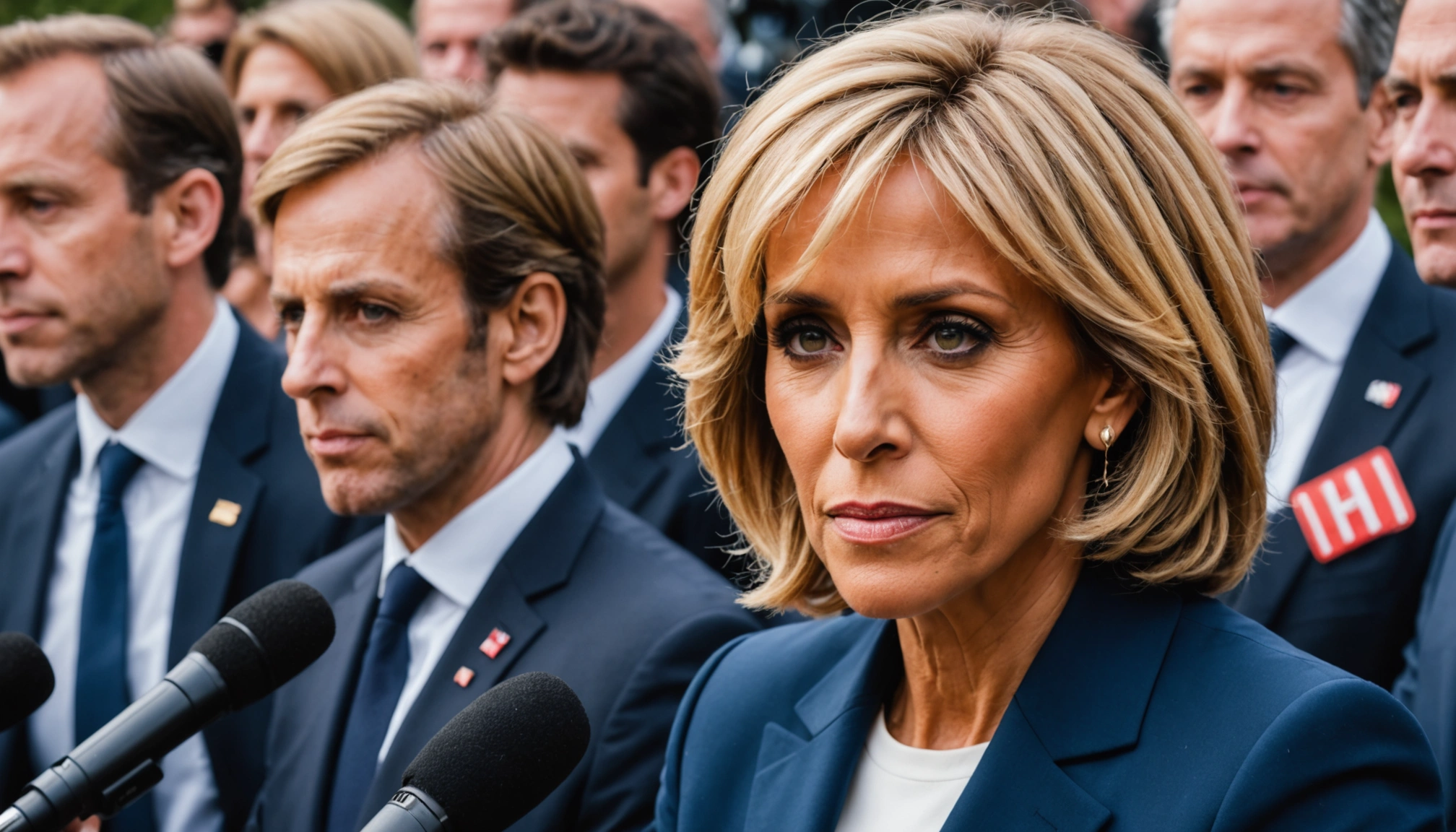 Macron vil bevise sin hustrus køn i injurietvist