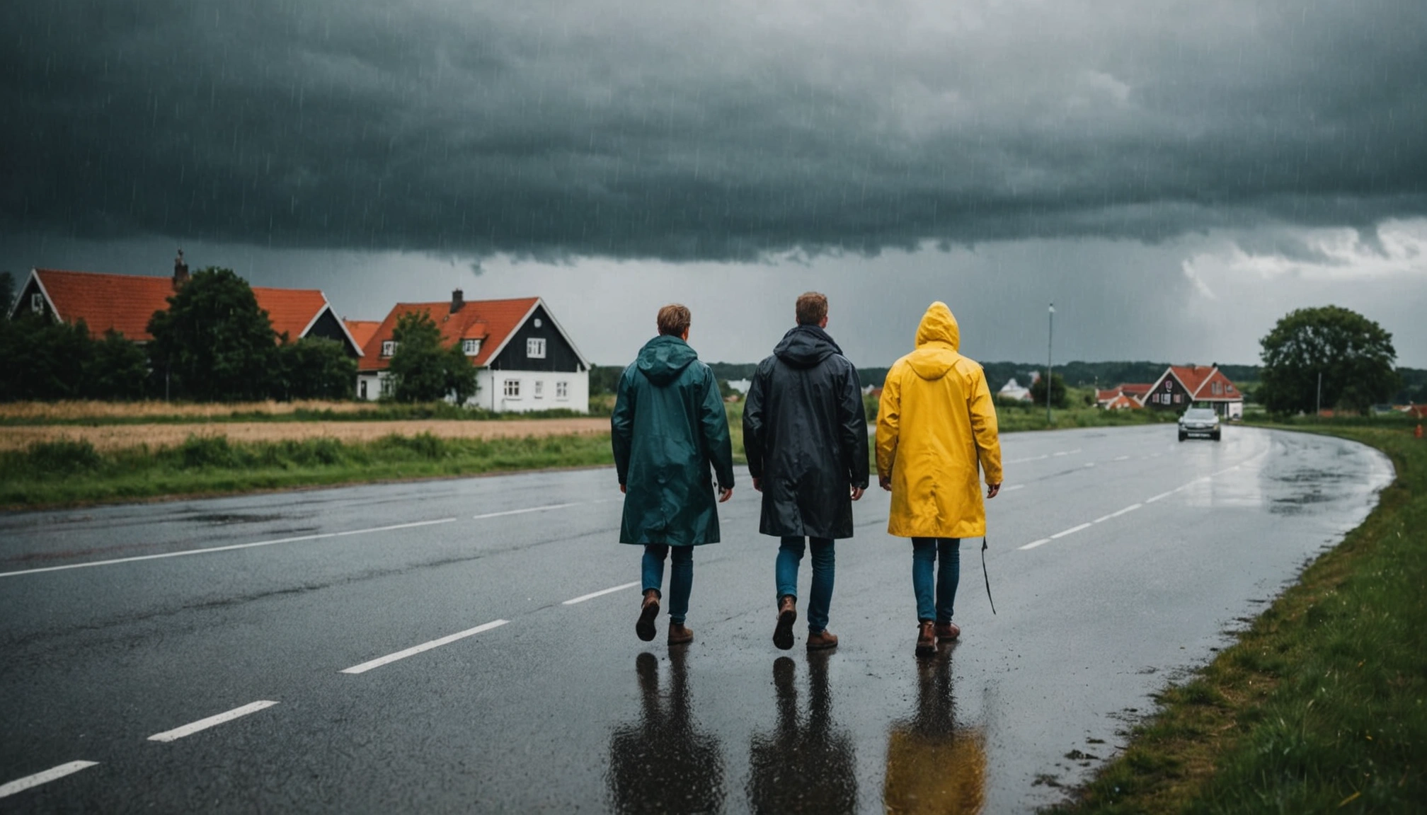Kraftige byger og torden rammer Danmark – husk regntøjet