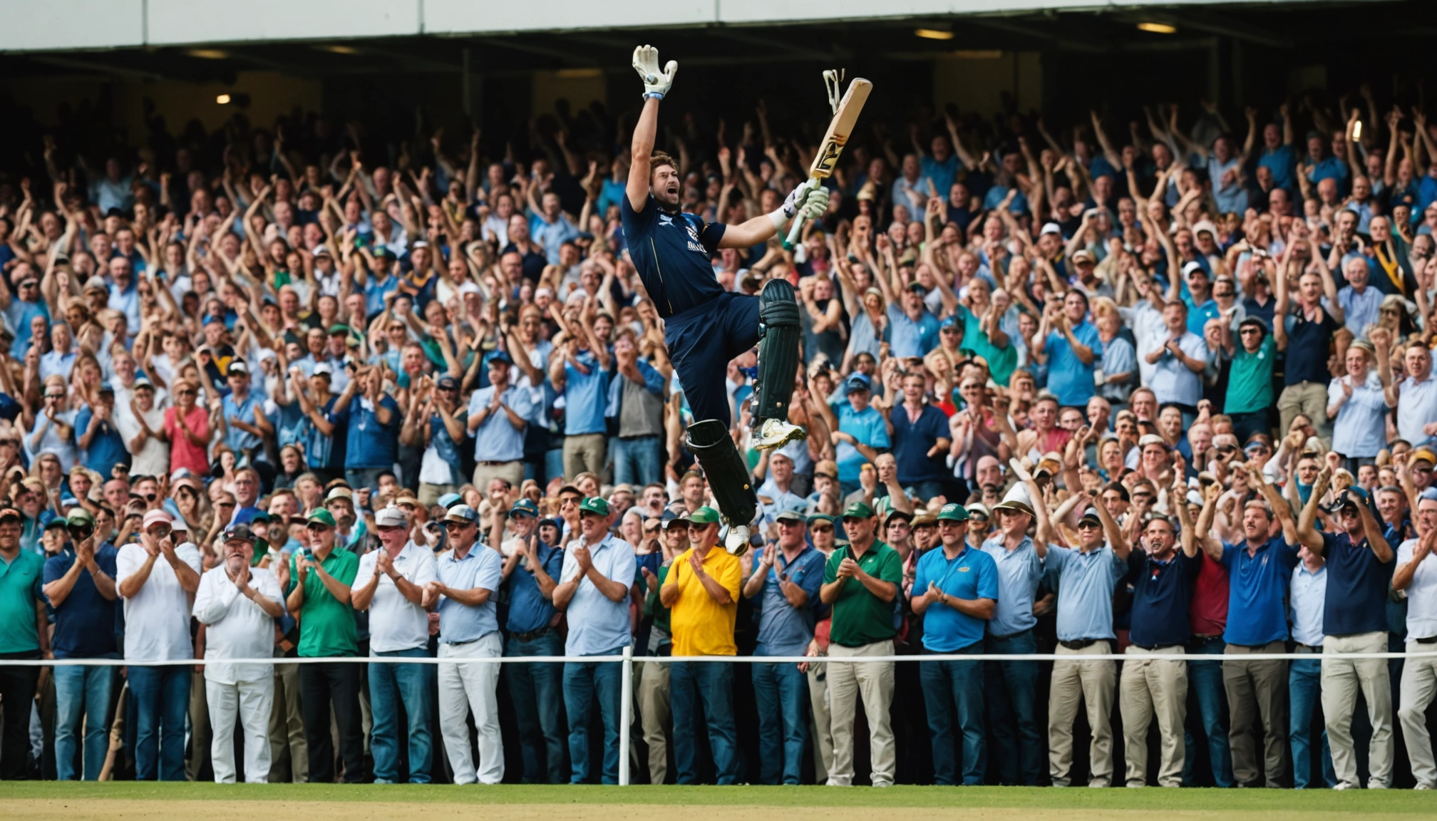 Fan Takes Incredible Catch Despite Being On Crutches
