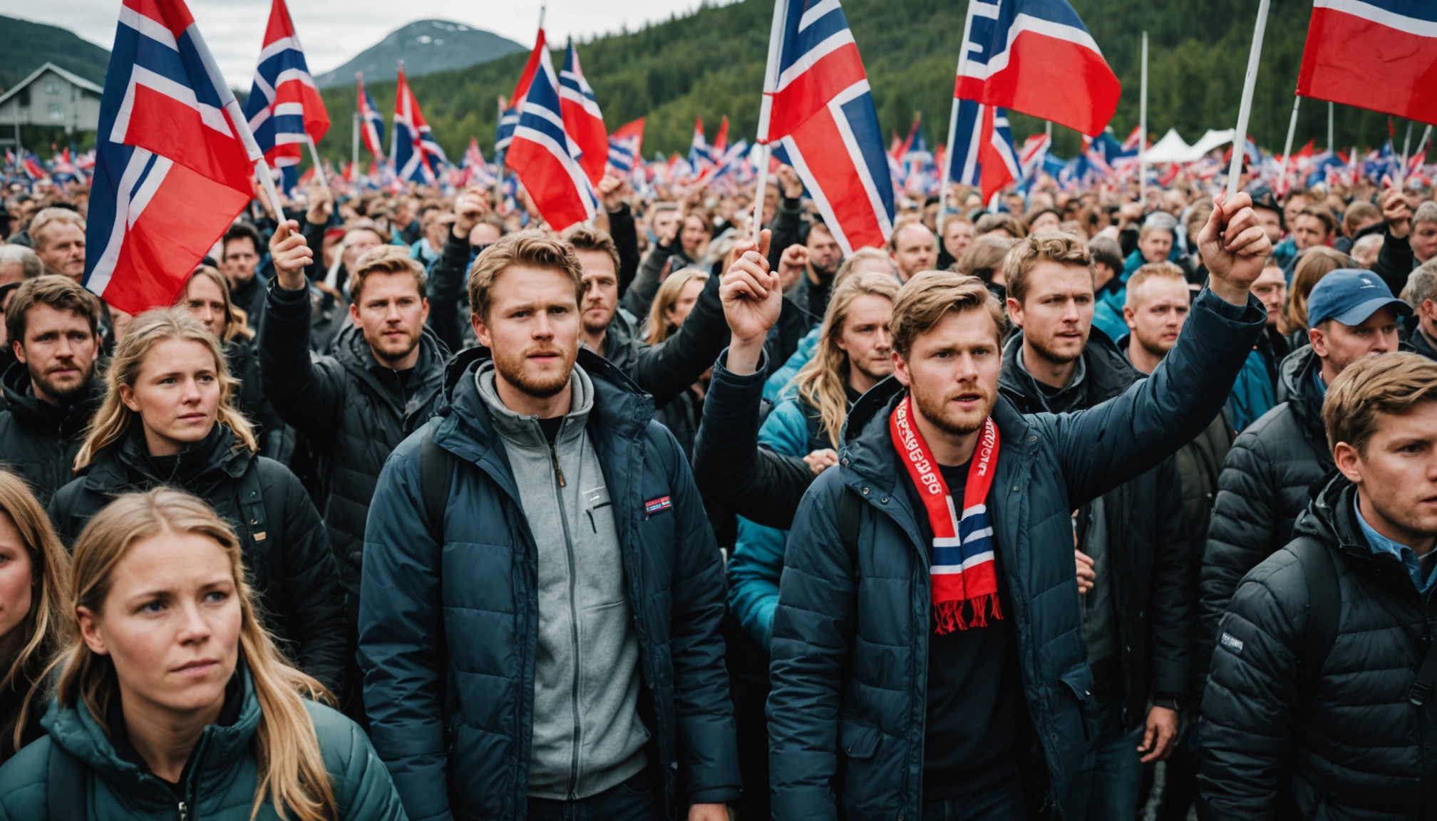 Fremskrittspartiet vinder stort i Norges valg med unge vælgere i front