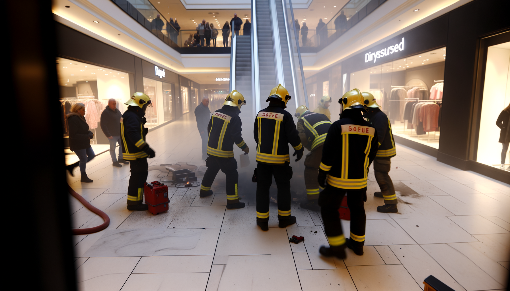 Brand i Risskovs VERI: Evakuering og hurtig indsats
