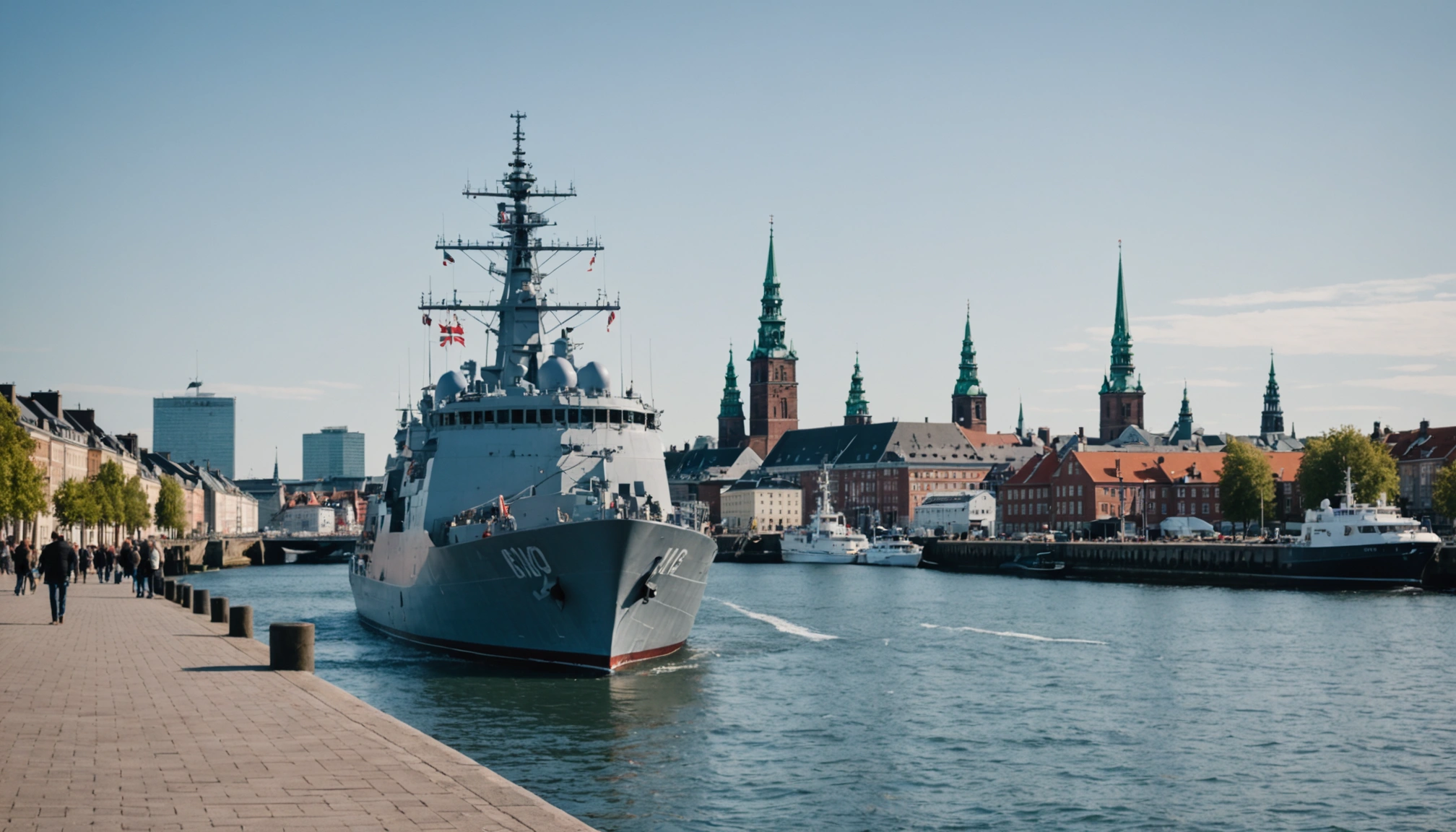 Tysk Nato-fregat styrker overvågning i Danmark