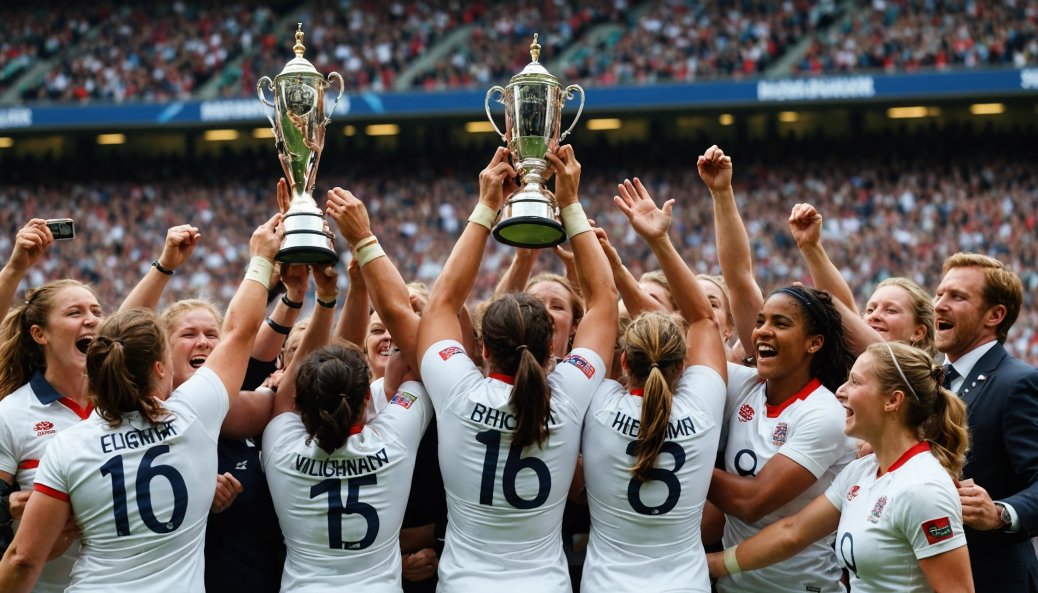 England dominate Canada to claim women's rugby world cup
