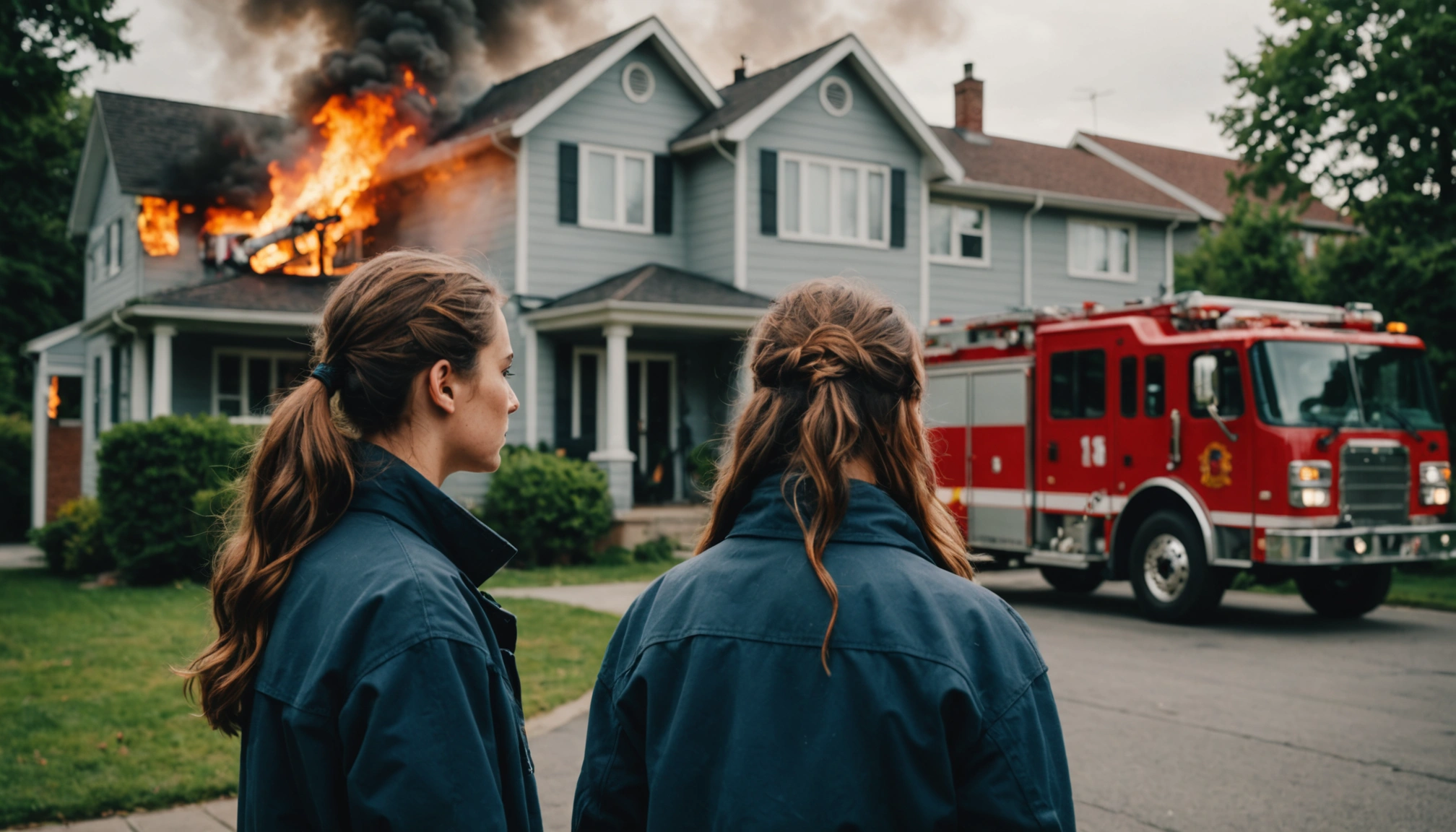Tre unge kvinder omkommet i voldsom brand i Hamar, Norge