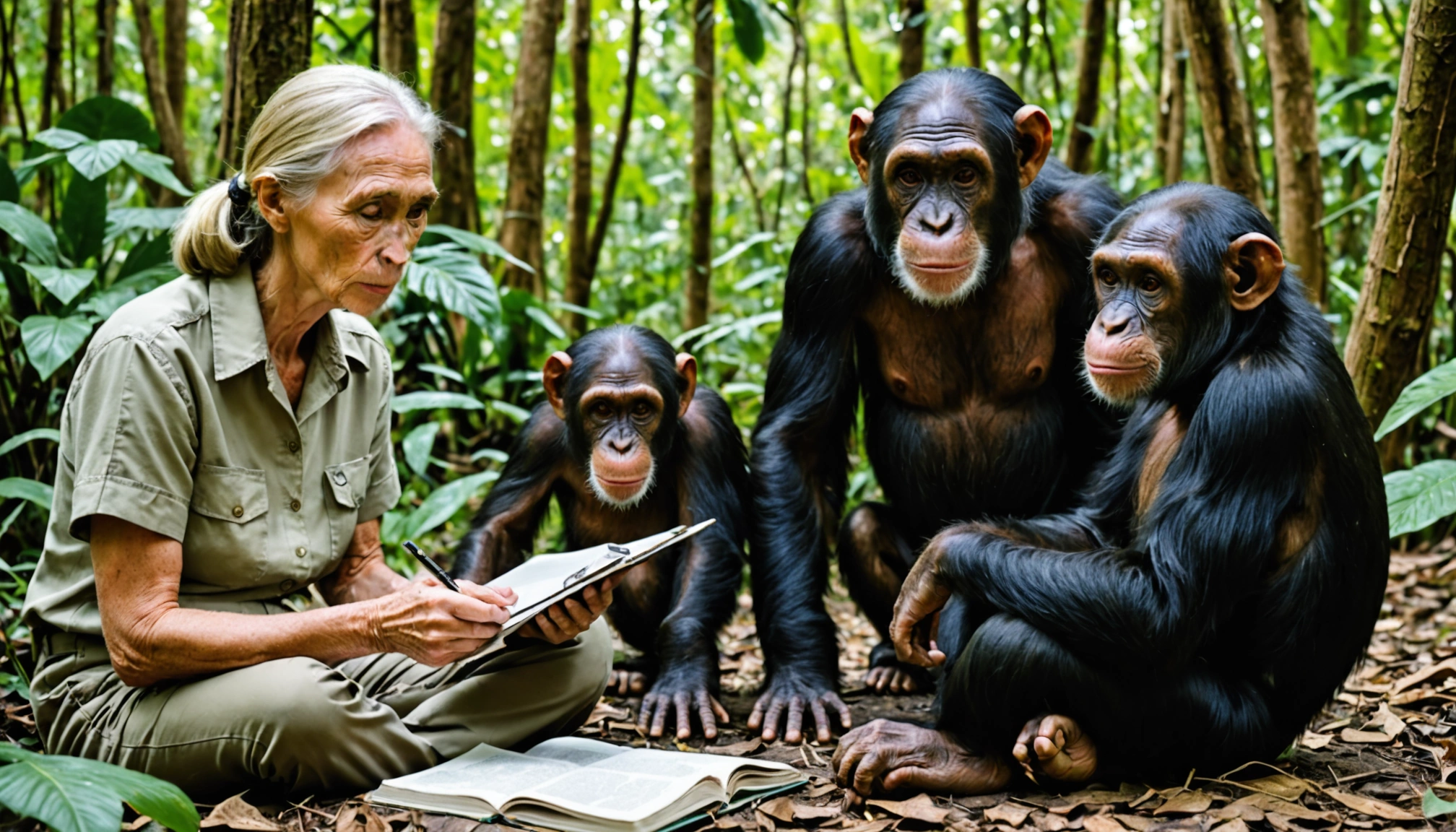 Jane Goodall: En pioner inden for chimpanseforskning er død