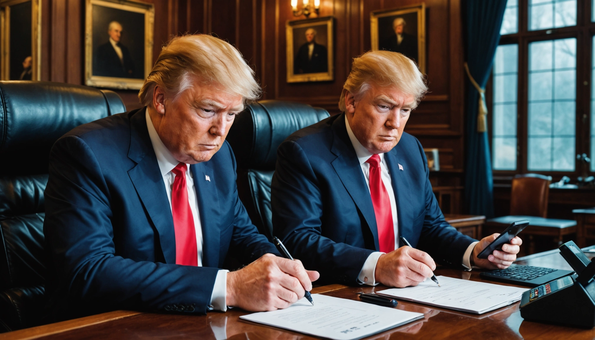 Norsk statsminister og Trump diskuterer Ukraine-konflikten via sms