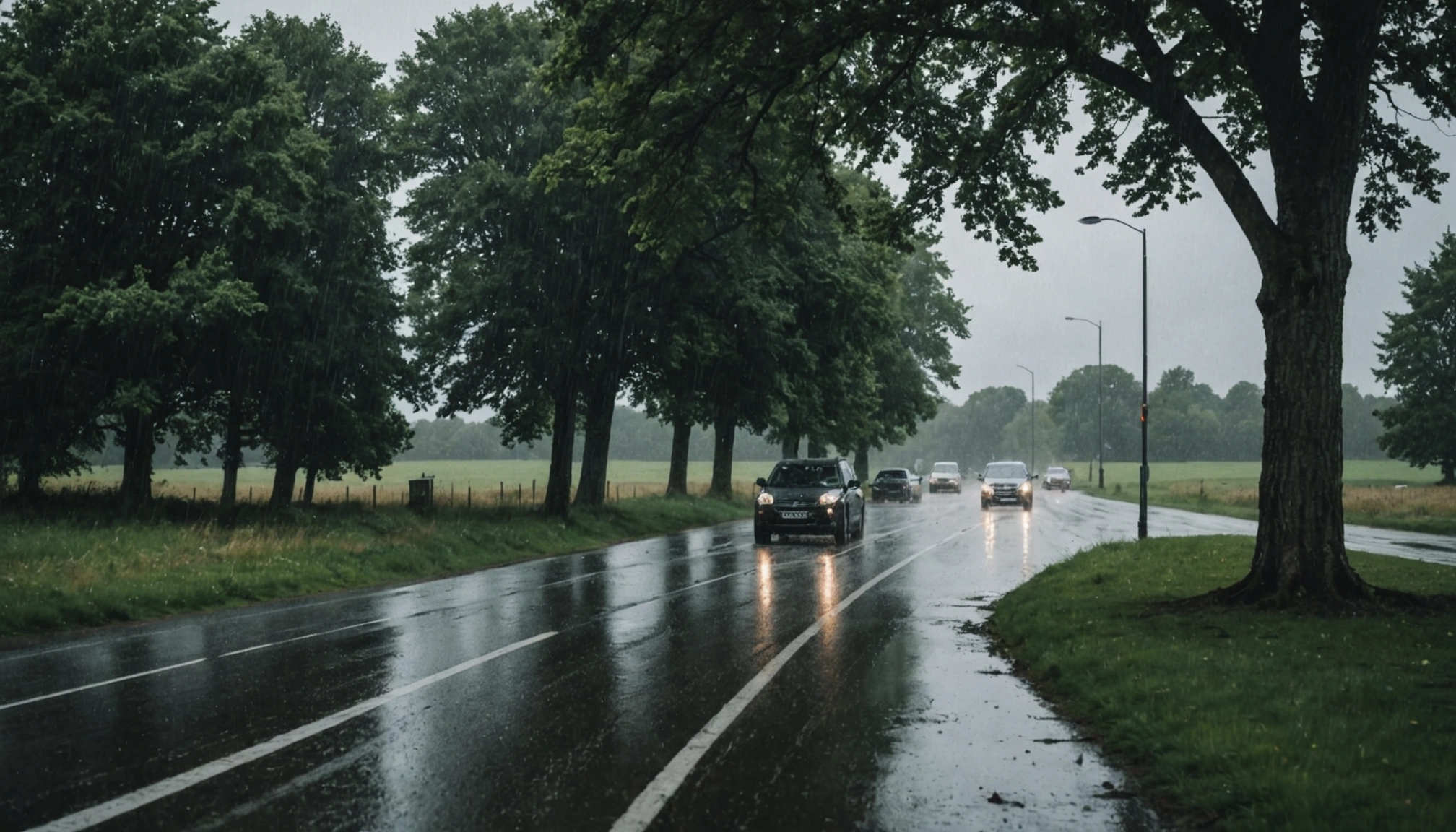 Kraftig regn og stormvarsling i Danmark mandag og tirsdag