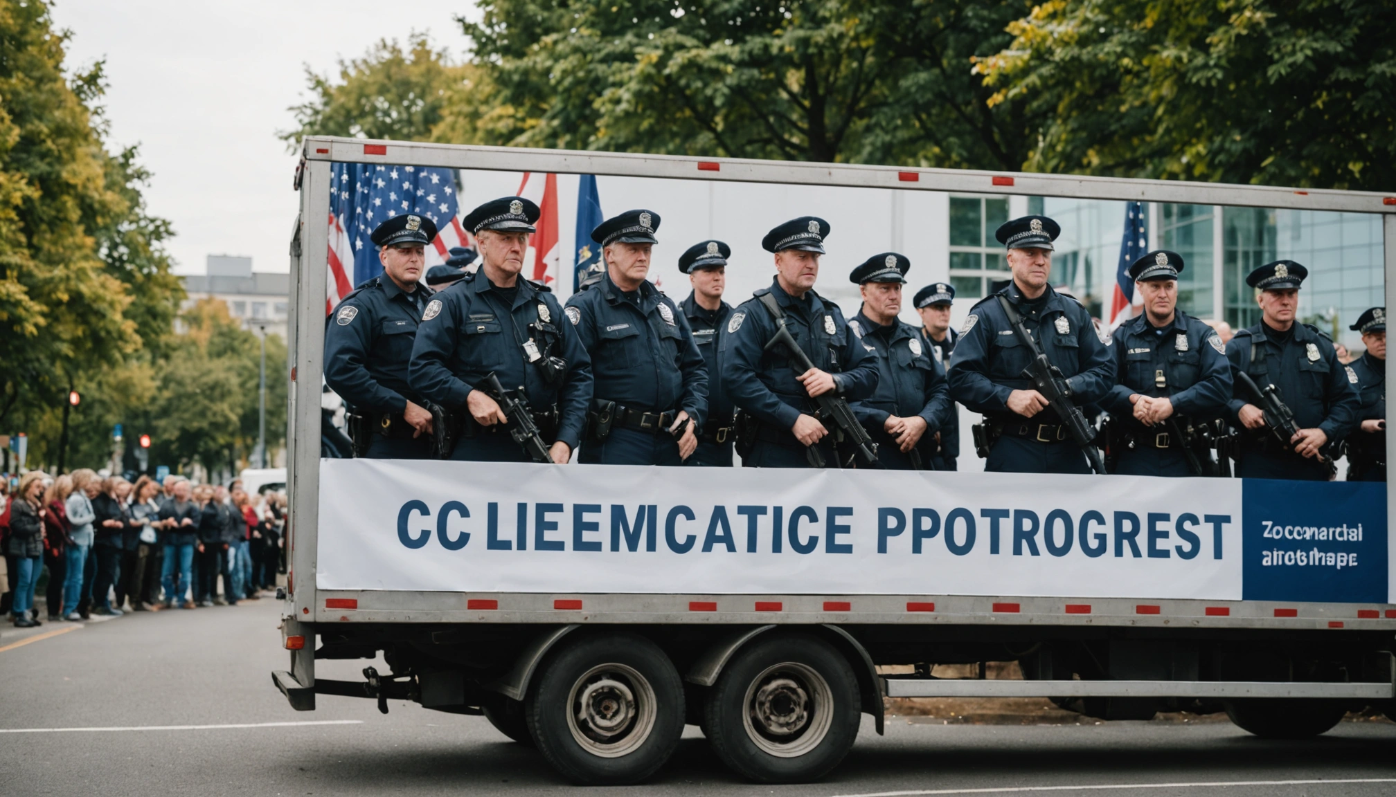 Politiet griber ind mod ulovligt banner ved borgerligt konvent
