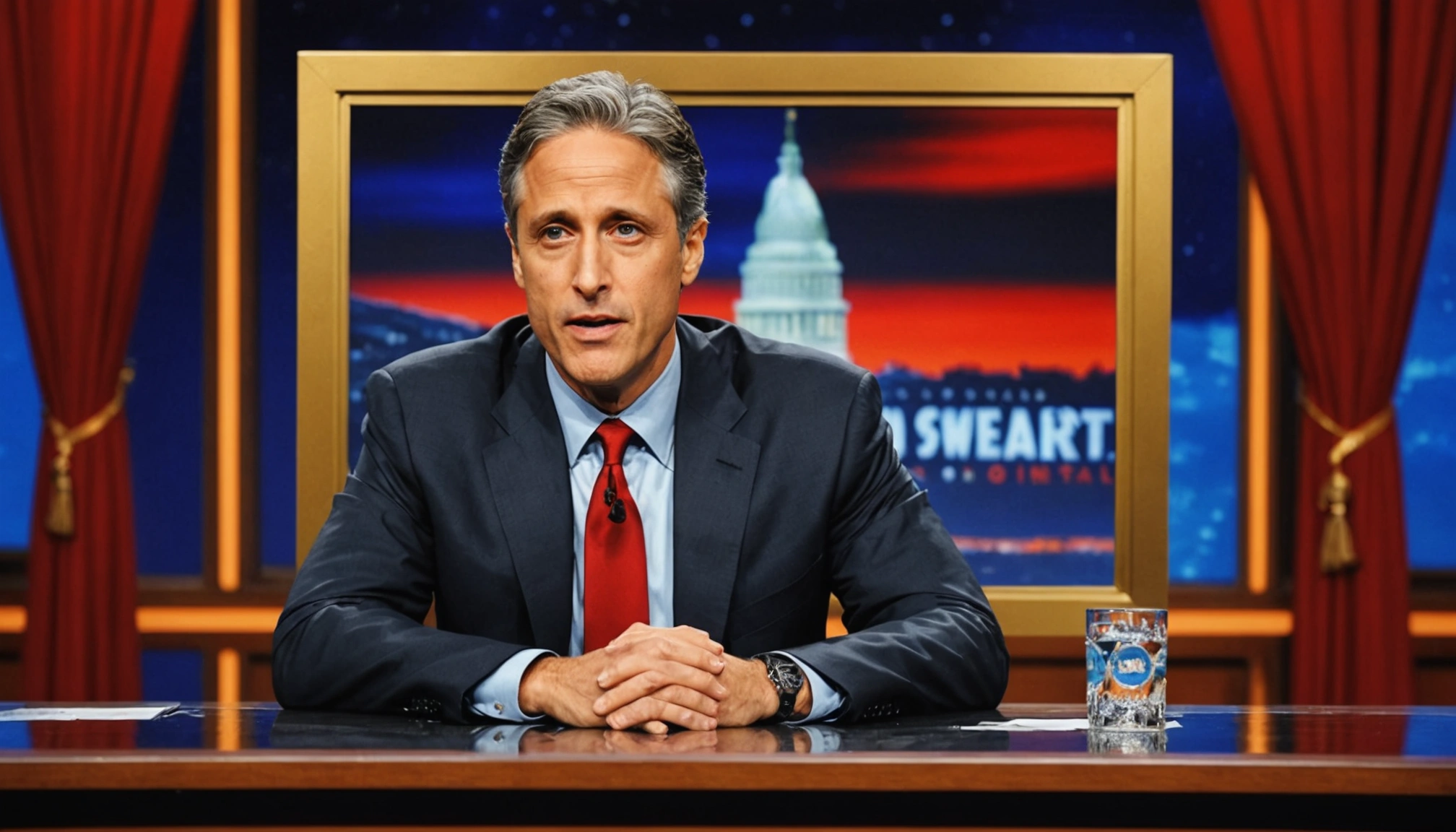 Jon Stewart og talkshows i krydsfeltet mellem satire og censur