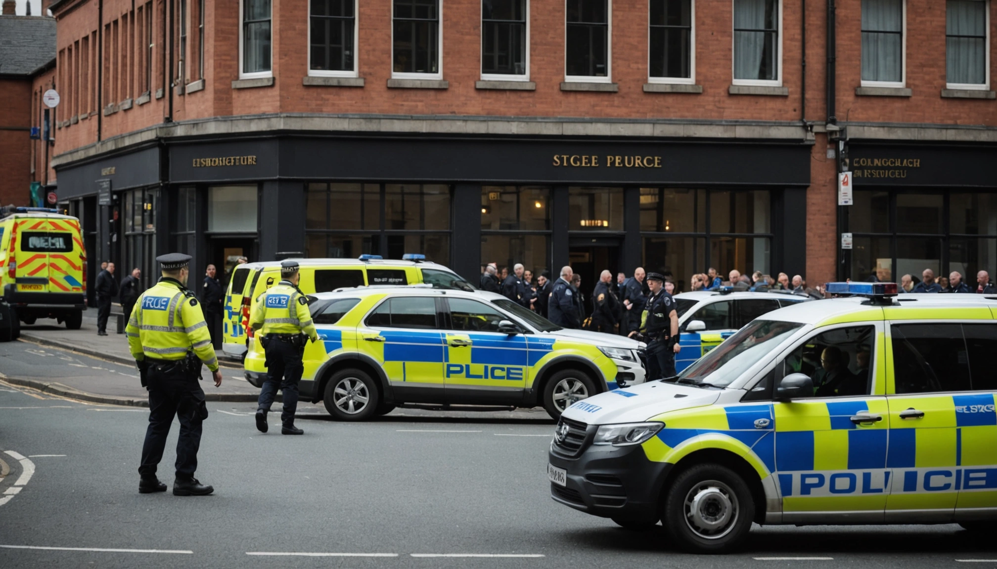 Sårede efter påkørsel og knivstikkeri ved synagoge i Manchester
