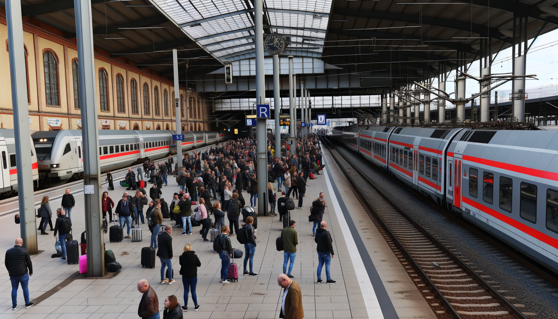 Kæmpe togkaos rammer tyske storbyer – forsinkelser varer timer