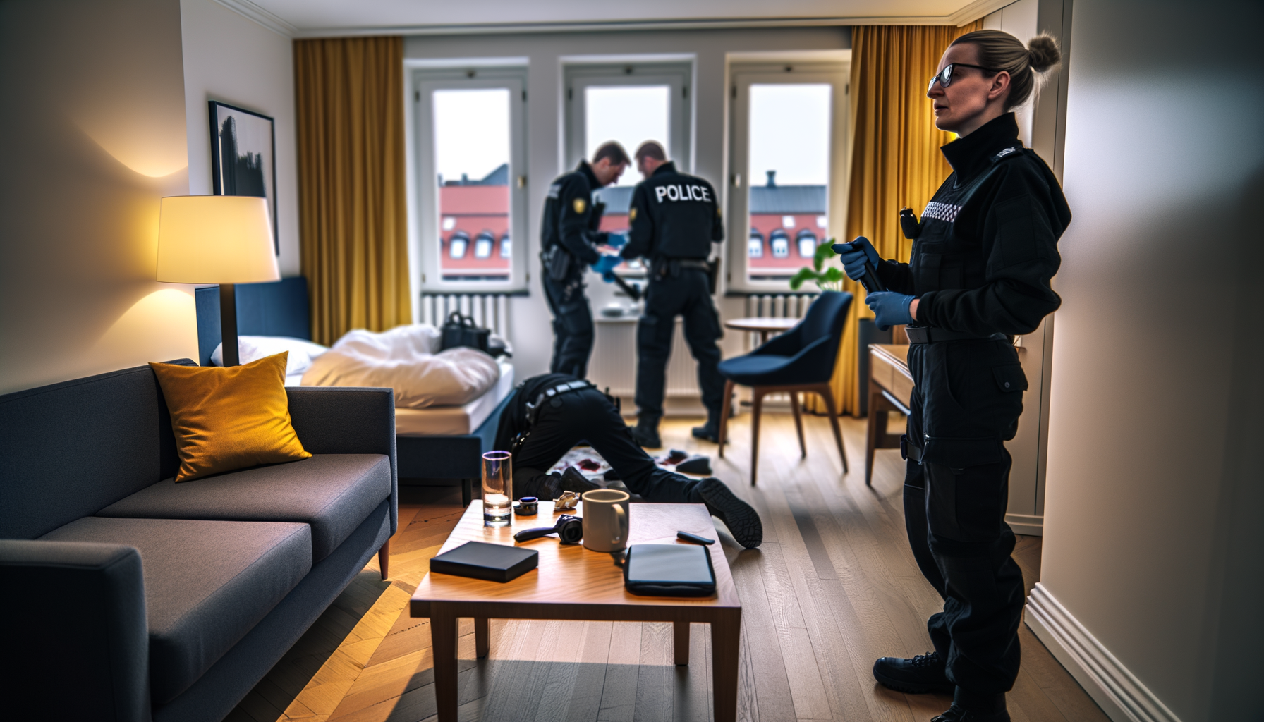Tre mænd tiltalt for voldtægt på hotel på Frederiksberg