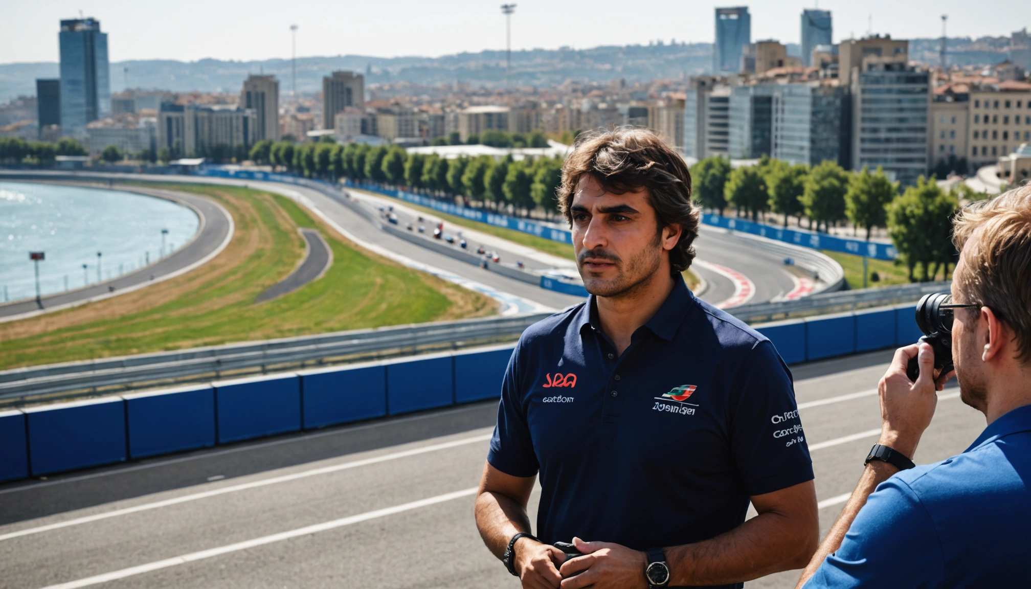 F1 Azerbaijan GP Media Day: Sainz Calls Zandvoort Penalty Appeal A Good Sign