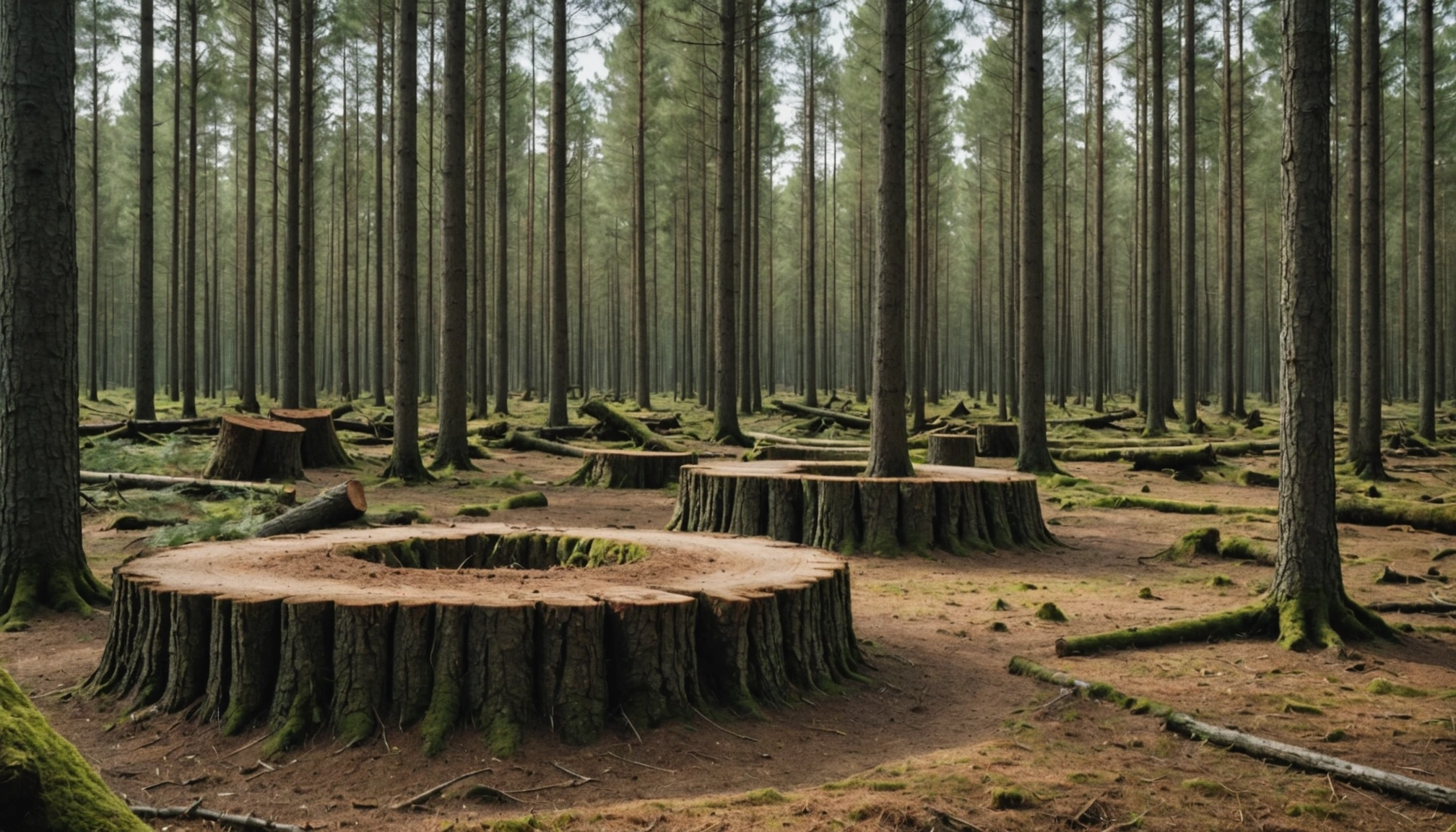 20 procent træer fjernes i Kompedal plante for naturnationalpark