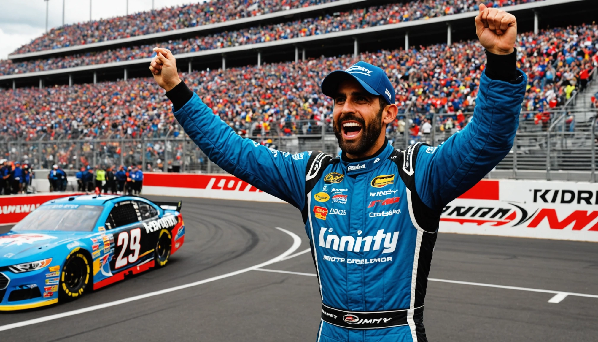 Aric Almirola's Bold Tire Strategy Secures Xfinity Win At Bristol