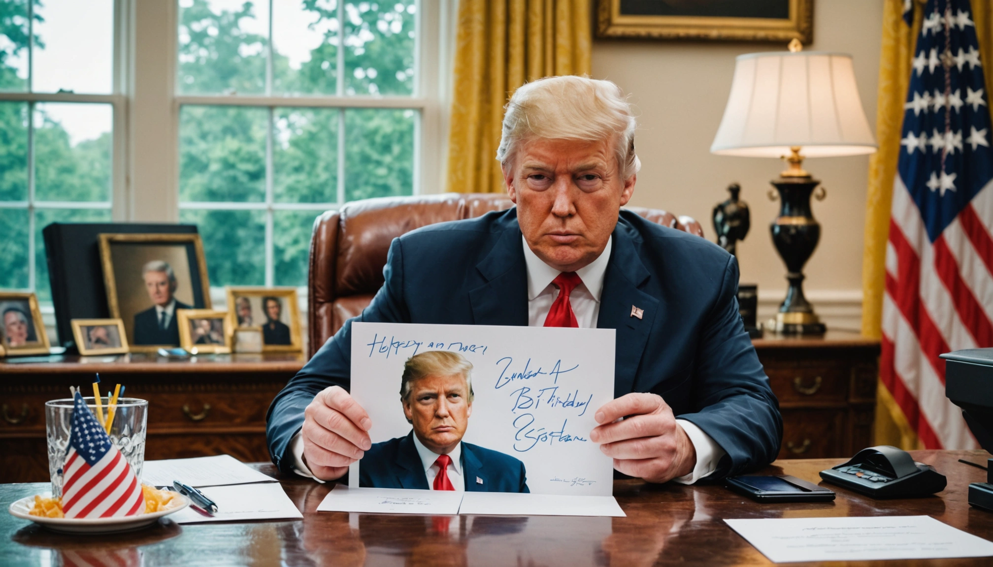 Donald Trumps fødselsdagskort til Jeffrey Epstein afsløret
