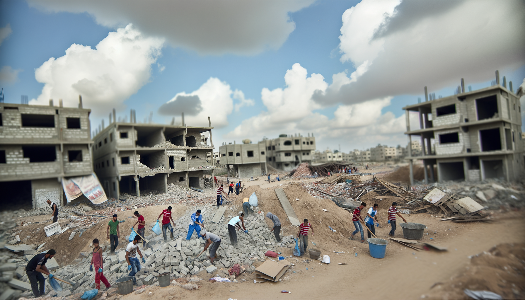 Hvad vil det koste at genopbygge Gaza efter krigen?