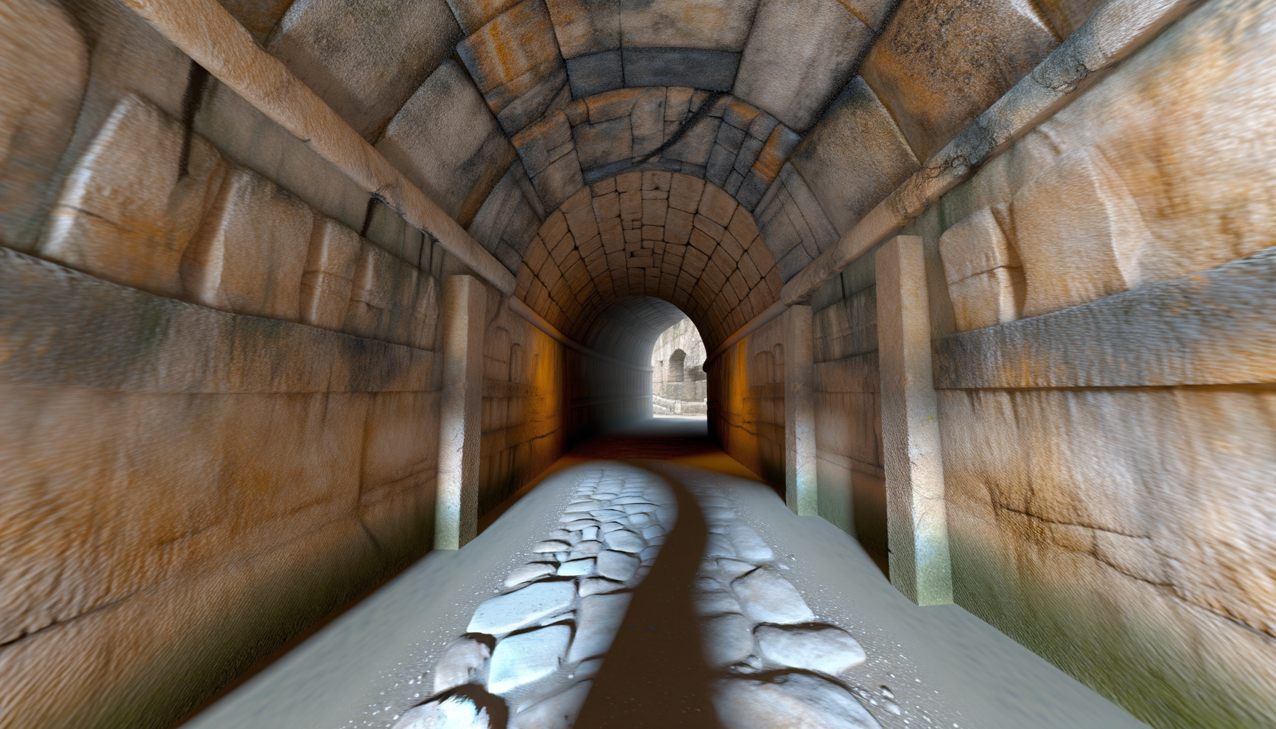 Turister kan nu opleve hemmlige tunnel under Colosseum