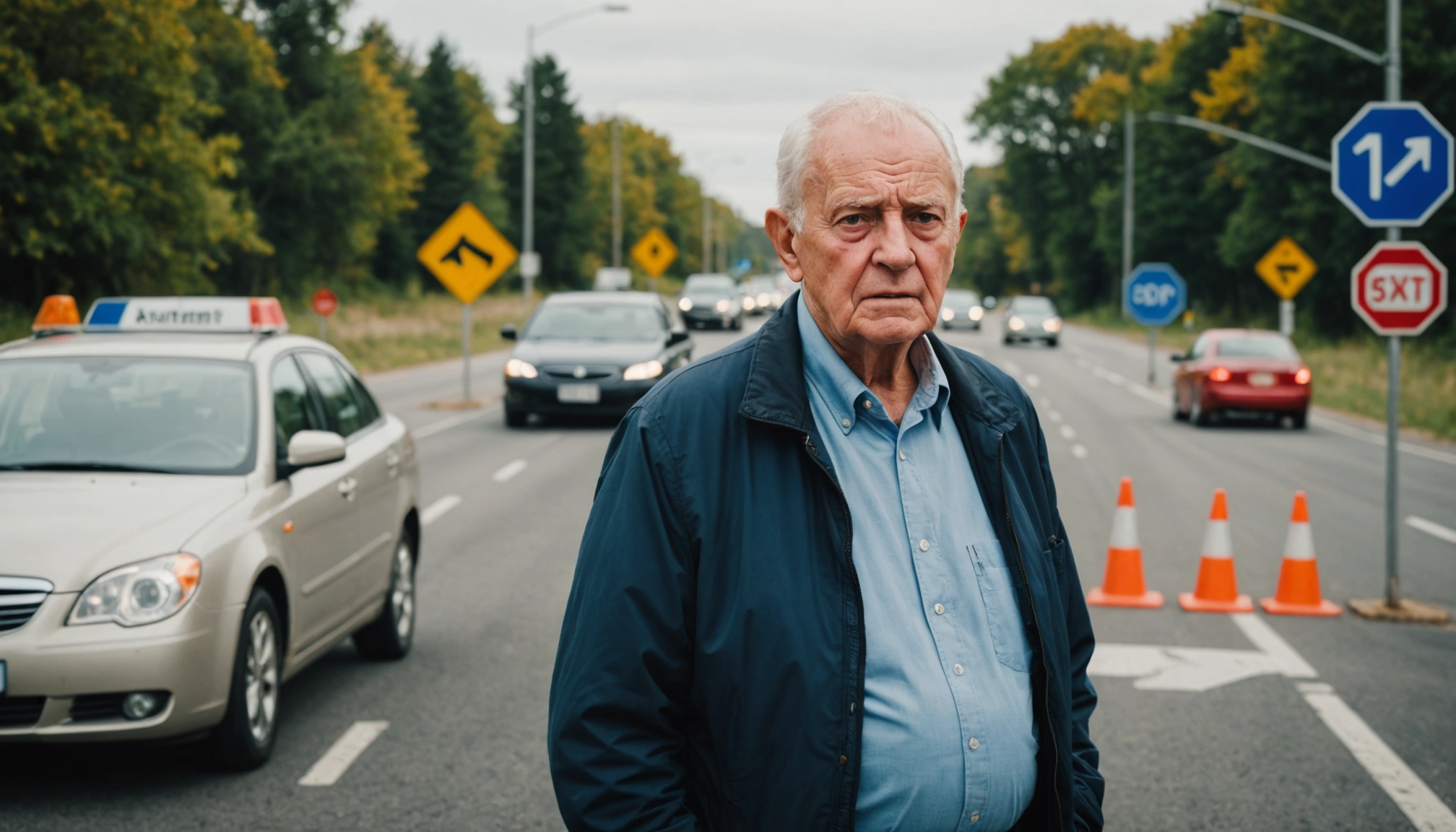 Ældre bilist forvirret ved motorvej risikerede alvorlig ulykke