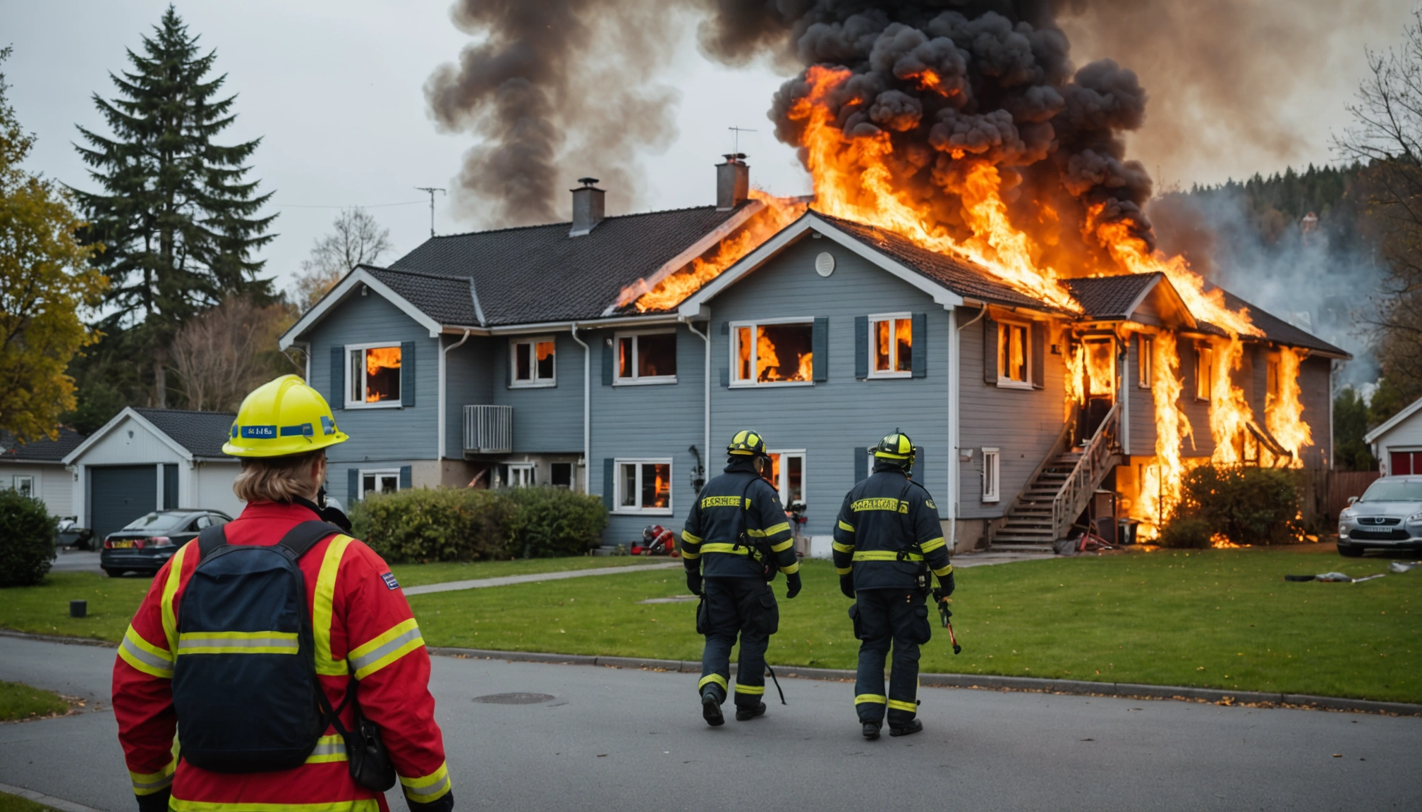 Tre døde efter husbrand i Hamar, en person savnet