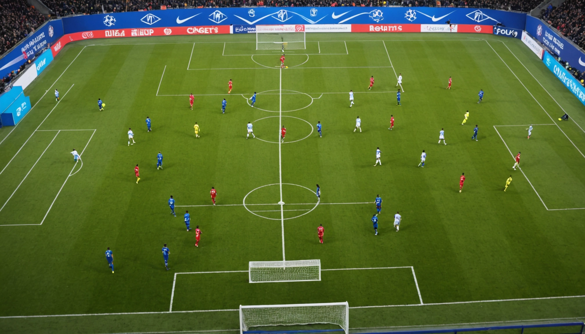 Diagram Of Half A Football Pitch Showing Key Formations