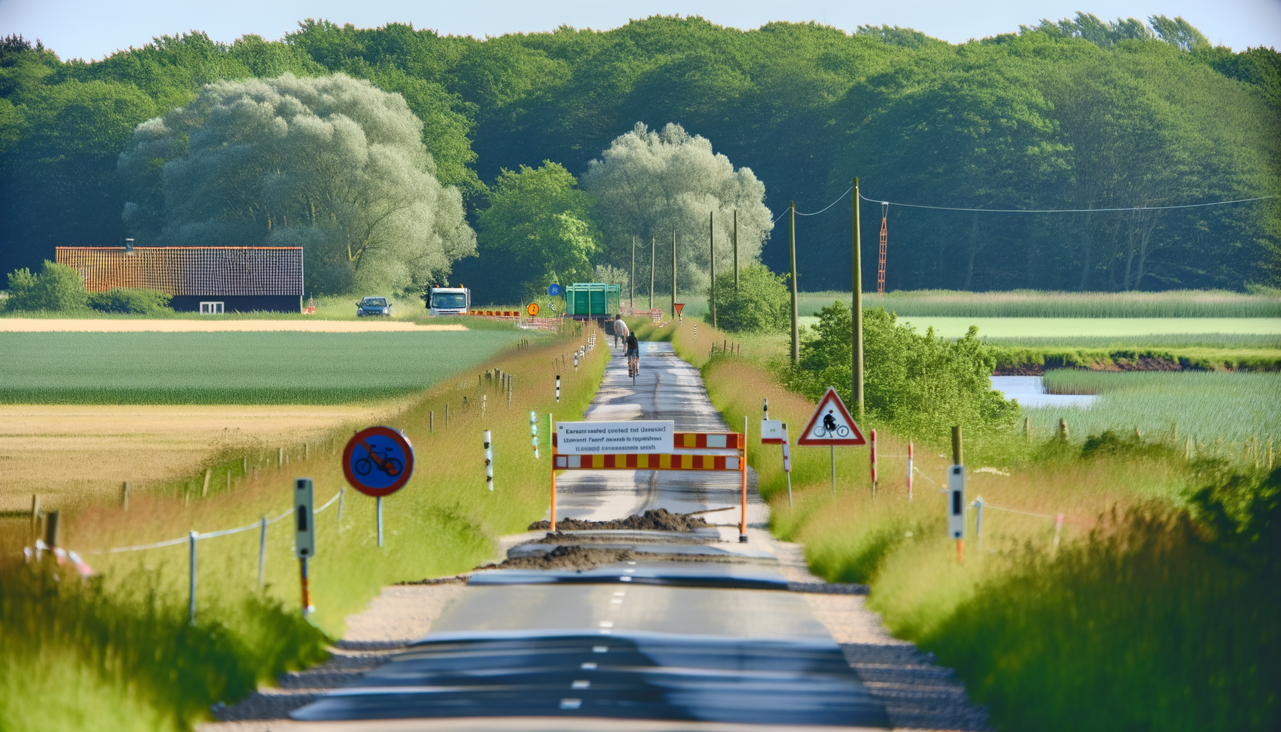 Flagermus og oddere forsinker cykelsti mellem Elev og Lisbjerg