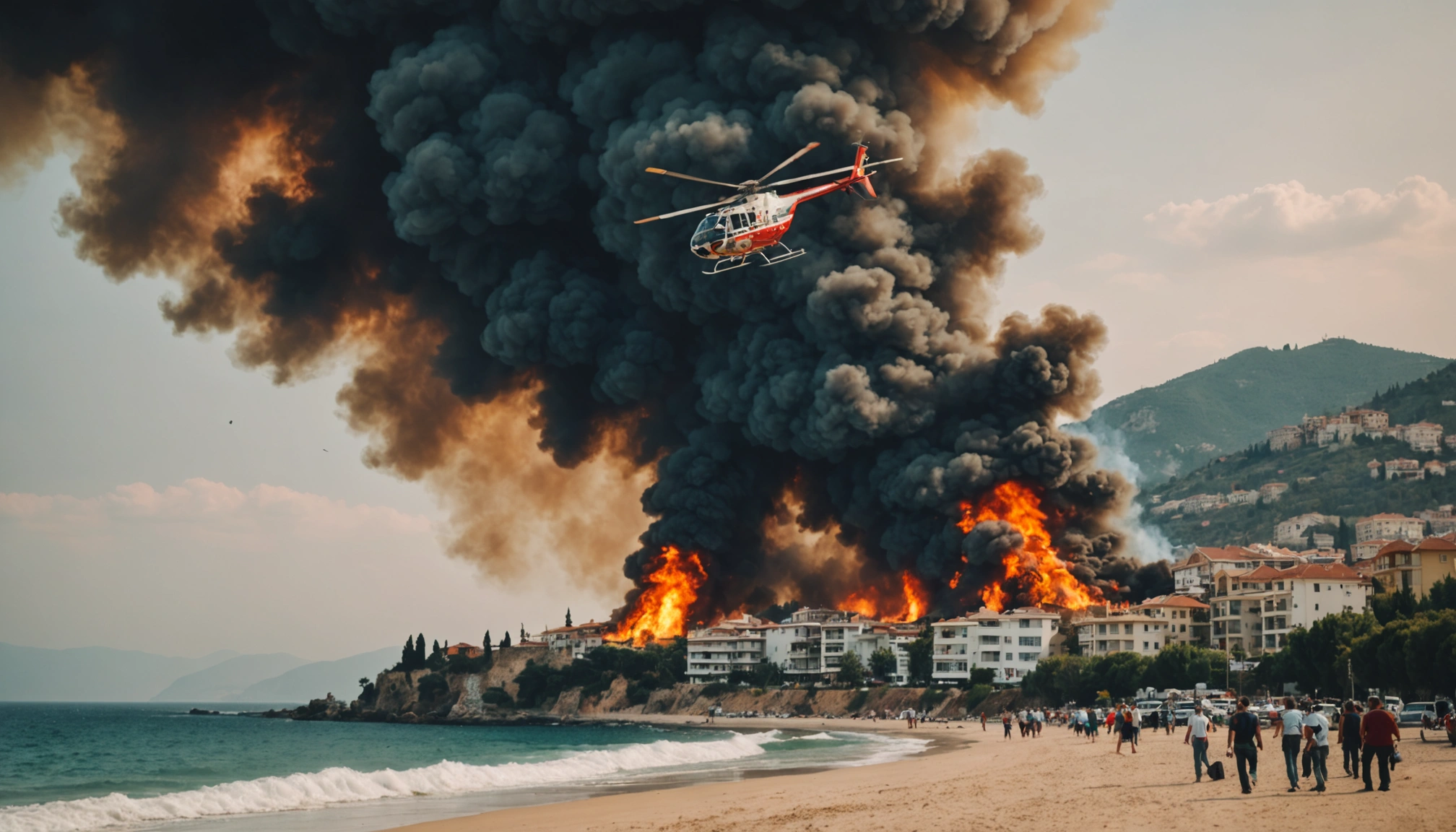 Stor skovbrand i Alanya skaber usikkerhed blandt danskere