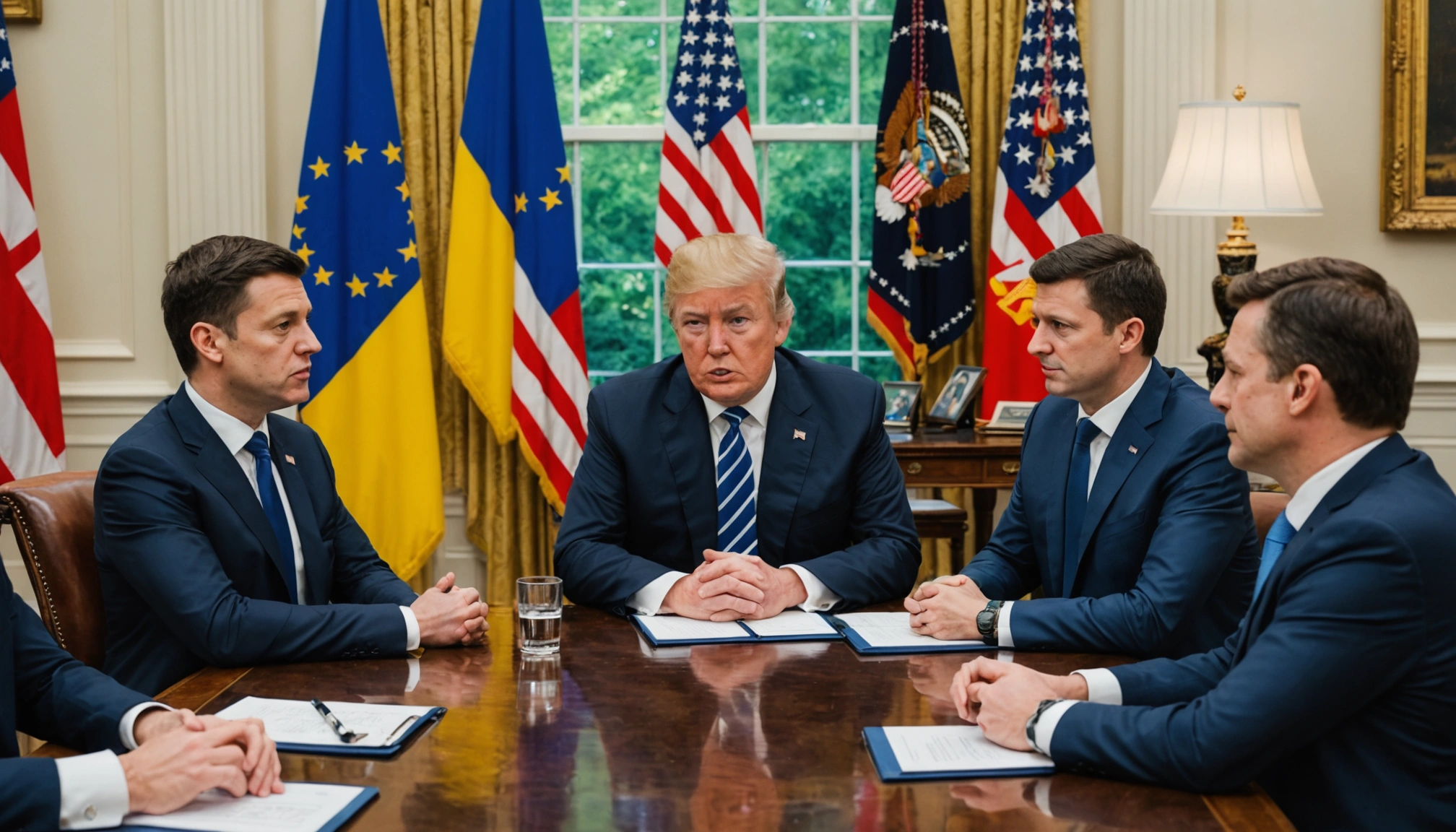 Sådan påvirker Trumps møde med Zelenskyj og europæiske ledere Ukraine-konflikten
