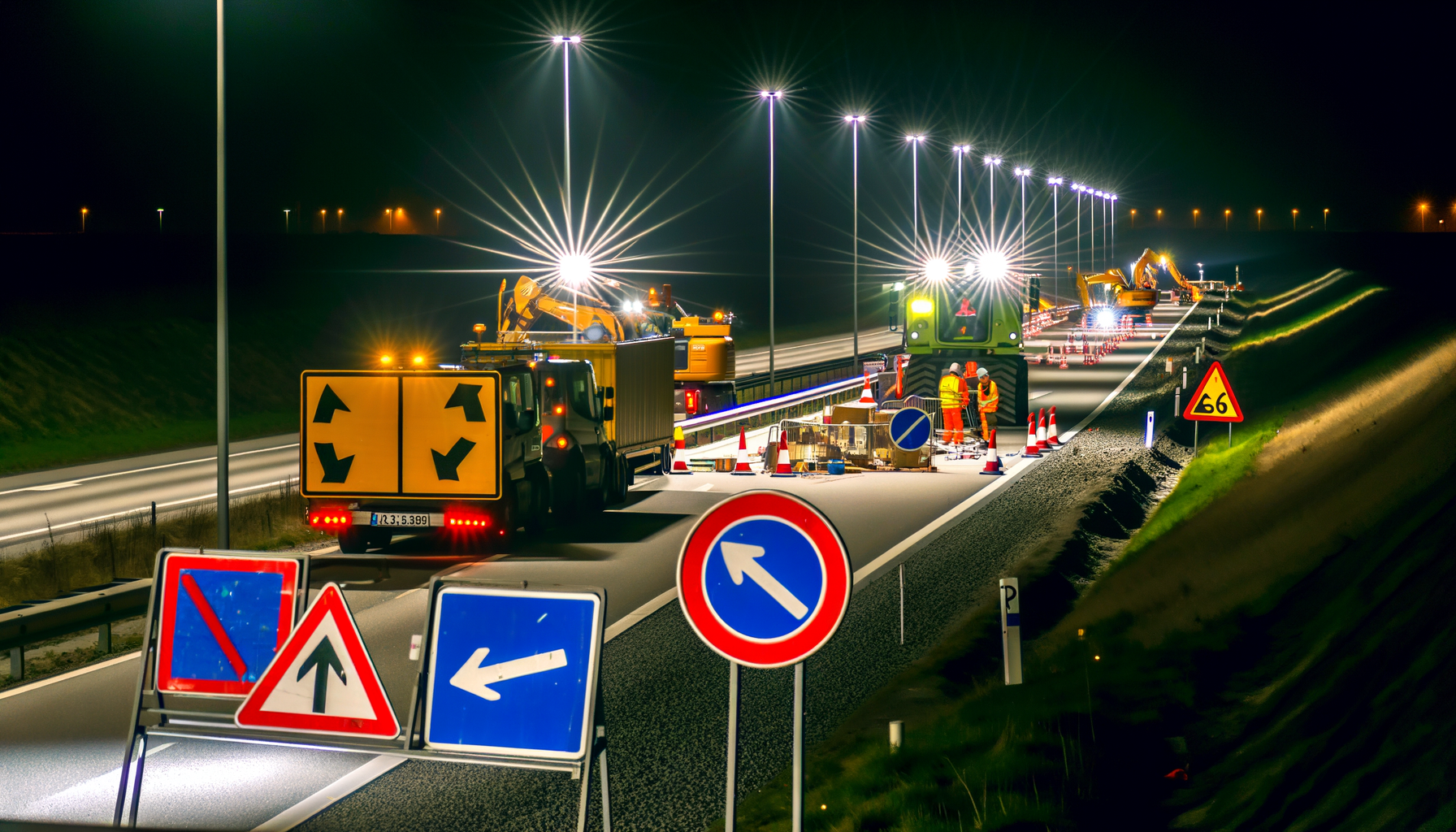 E45 motorvej spærret natten over ved Horsens: hvad du skal vide