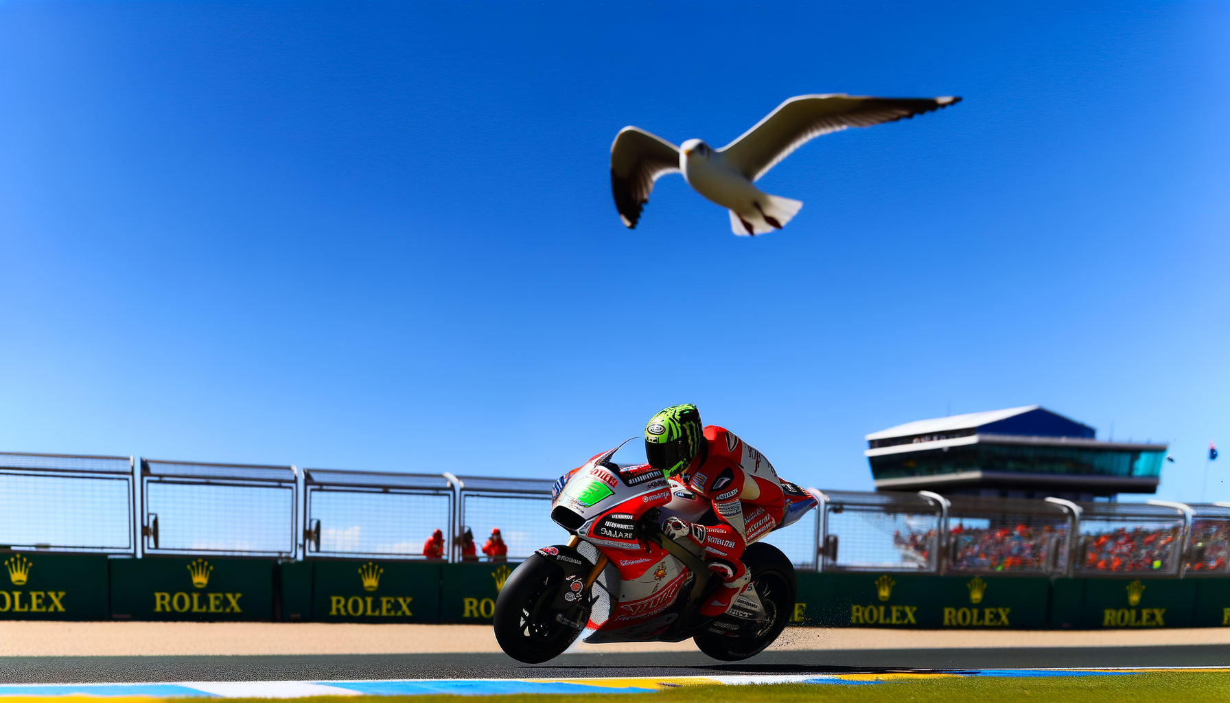 Marco Bezzecchi's harrowing seagull strike at Australian GP sprint