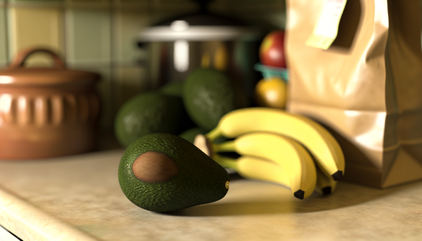 Sådan får du en hård avocado spiseklar hurtigt