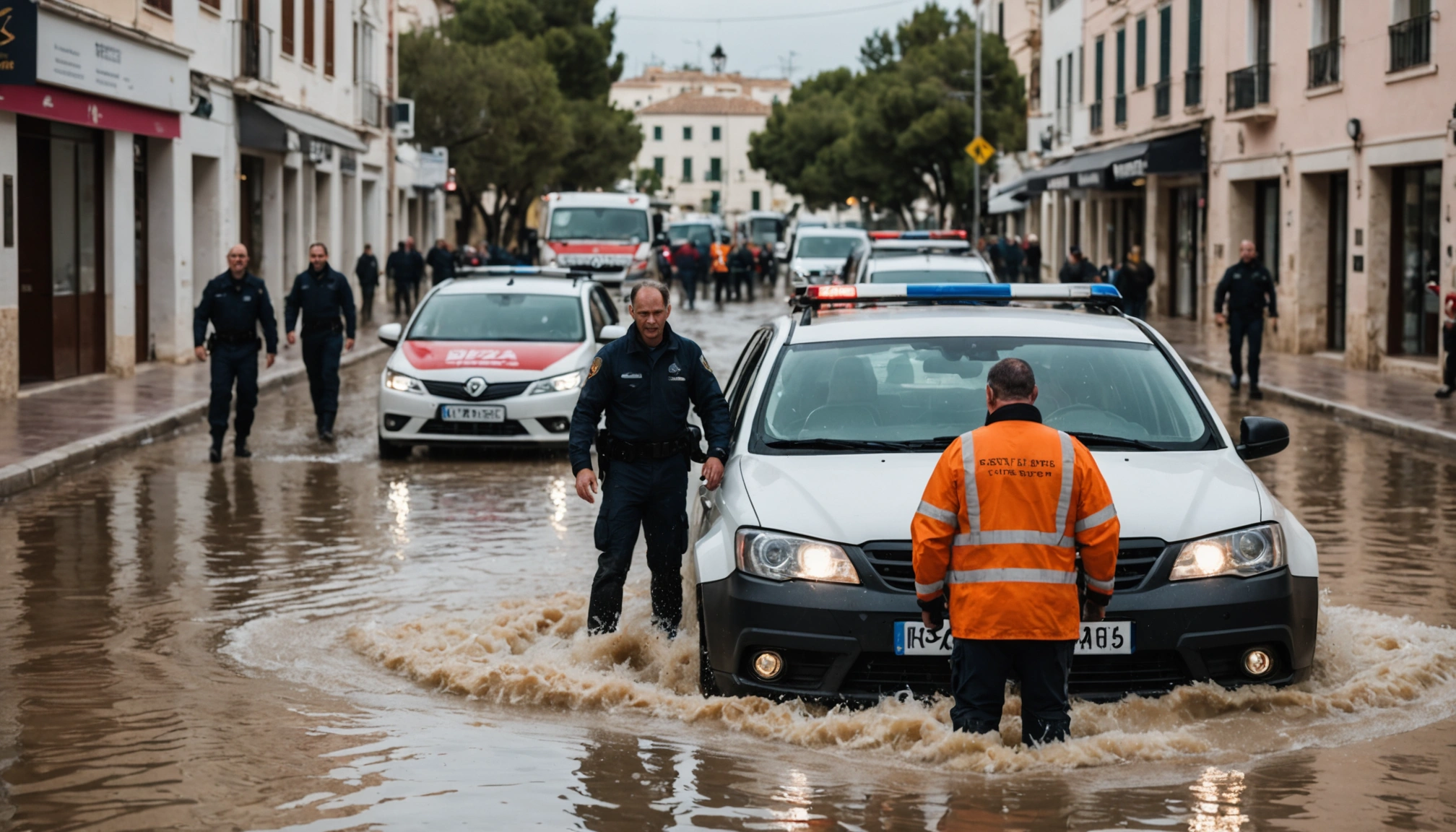 Ibiza kæmper med oversvømmelser efter ekstremt regnvejr
