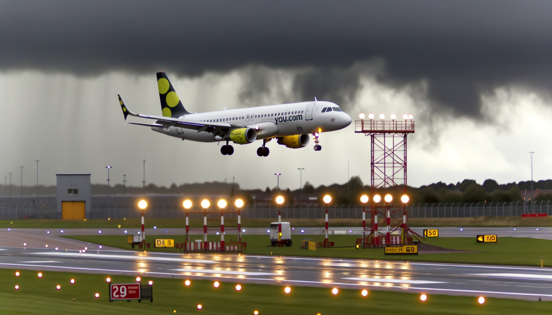 Drama ved landing: Ryanair-fly fløj næsten tør for brændstof