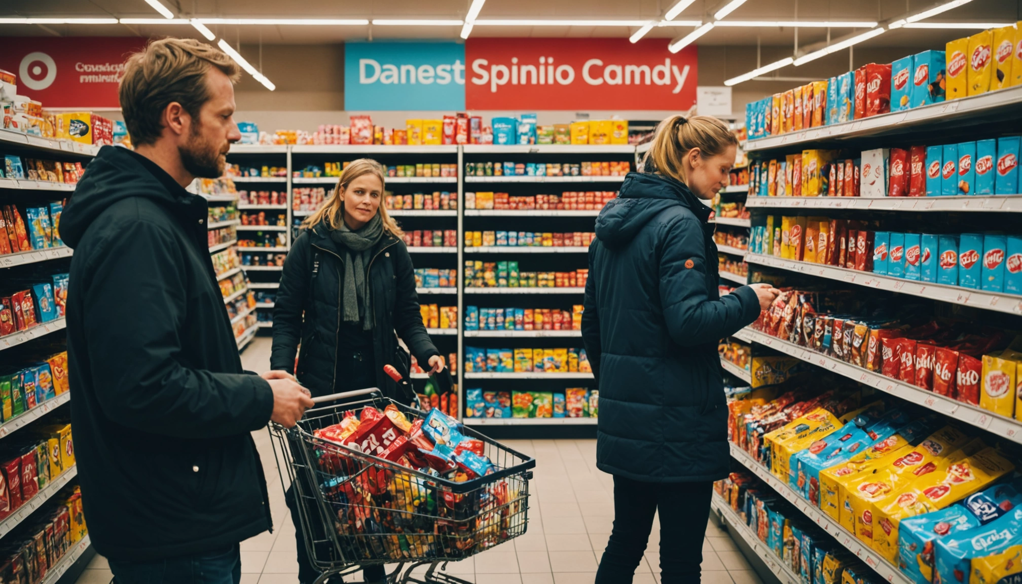 Danskerne er nordiske mestre i køb af slik og chokolade