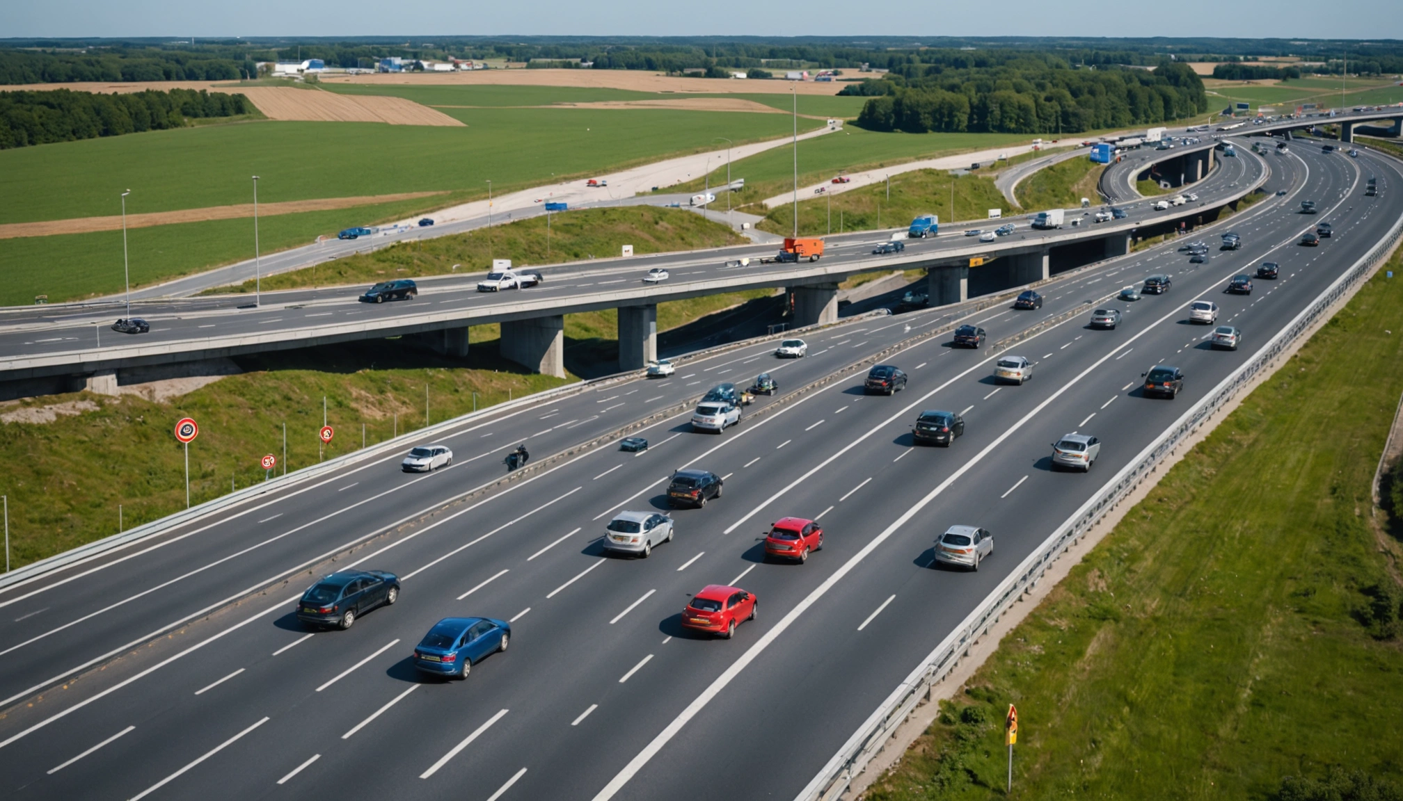 Tidlig åbning af udbygning på E45 ved Aarhus giver færre trafikgener