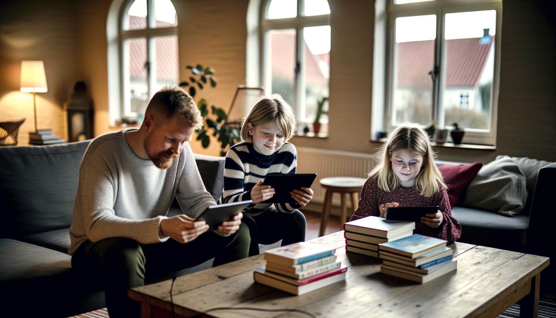 Danske familier og skærmtid i ferien: en balancegang