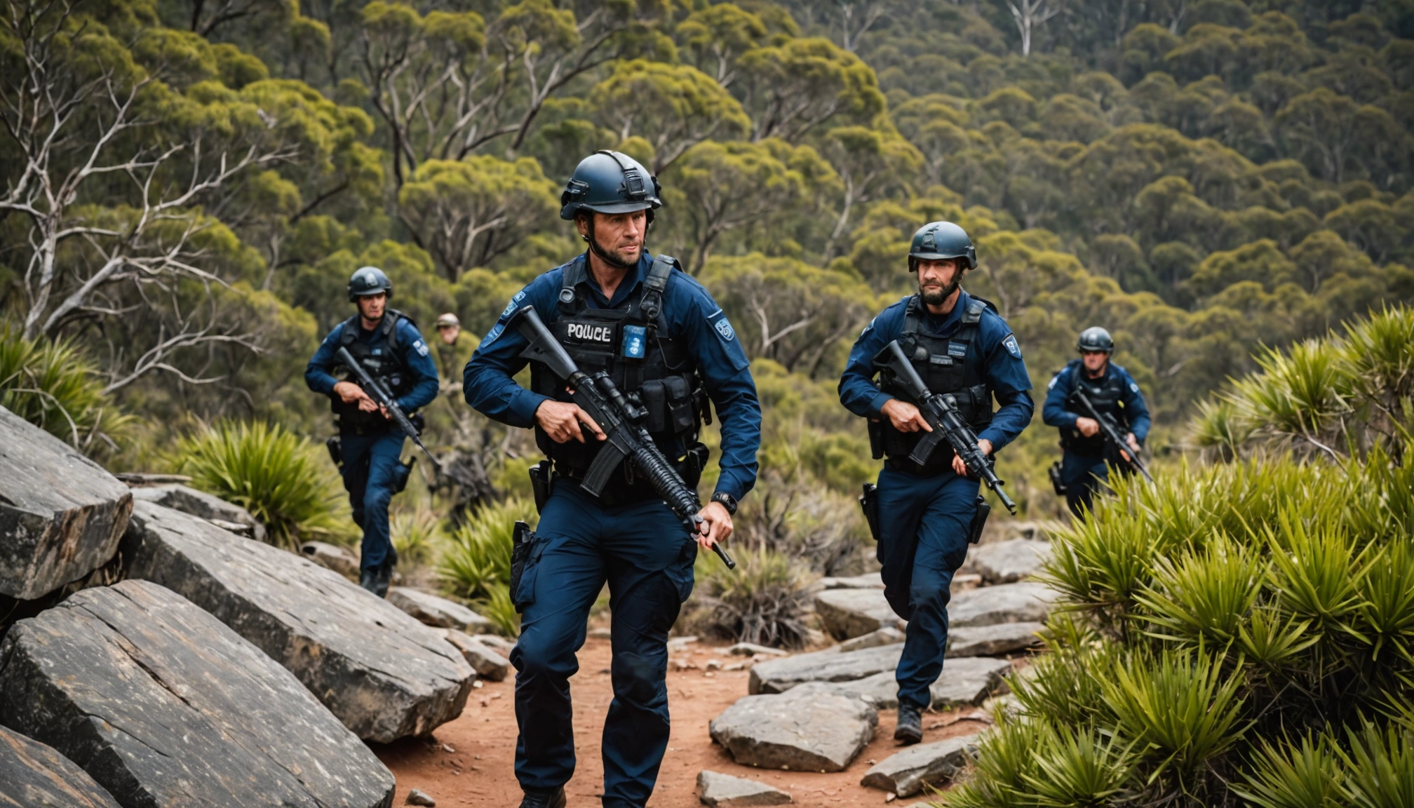 Australiens største politiaktion: jagt på mistænkt i drabssag