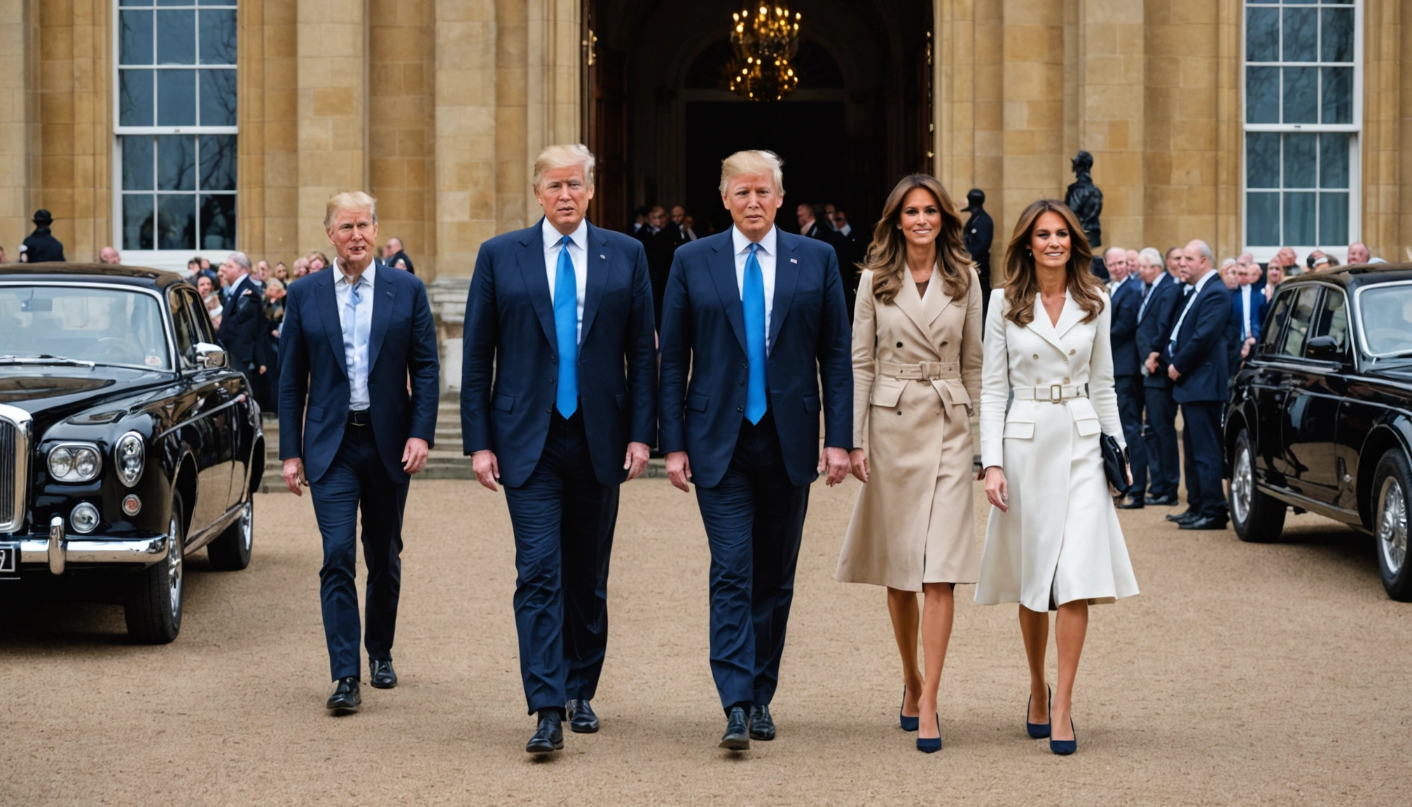 Trump-parrets statsbesøg i Storbritannien og kongelig velkomst