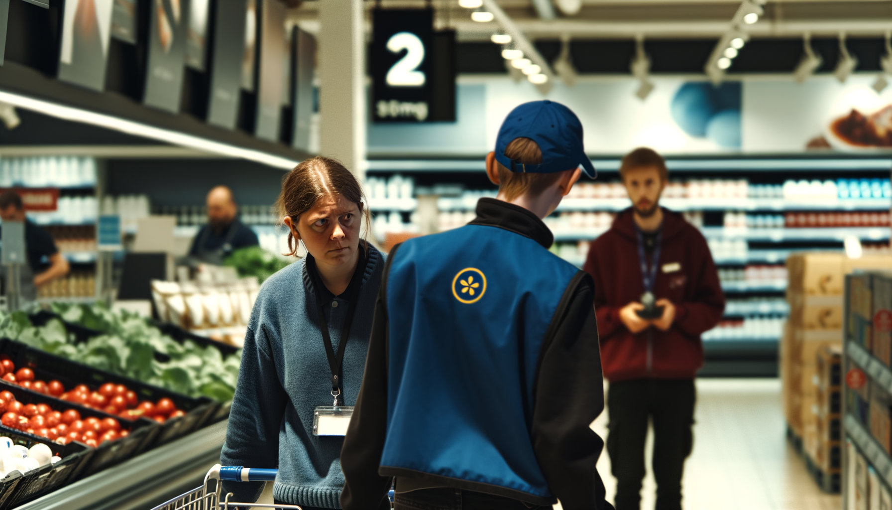 Drama ved butikstyveri i Randers supermarked