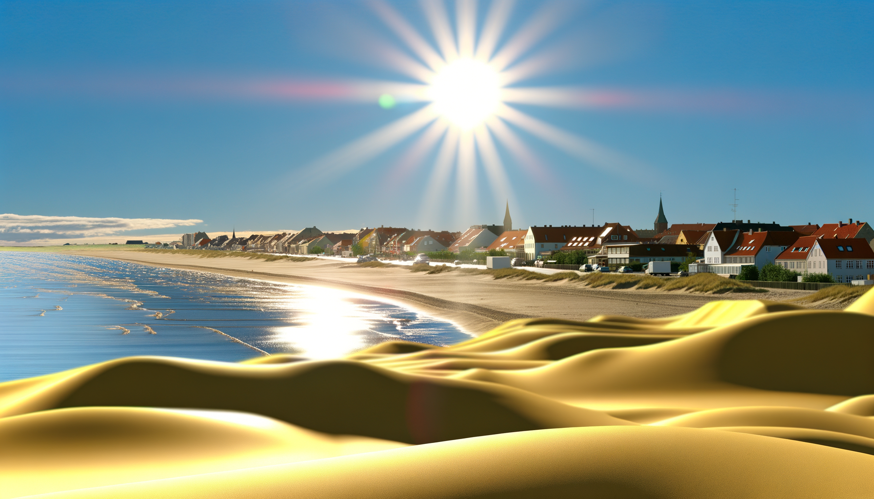 Danmark nærmer sig rekord i solskinstimer i 2025