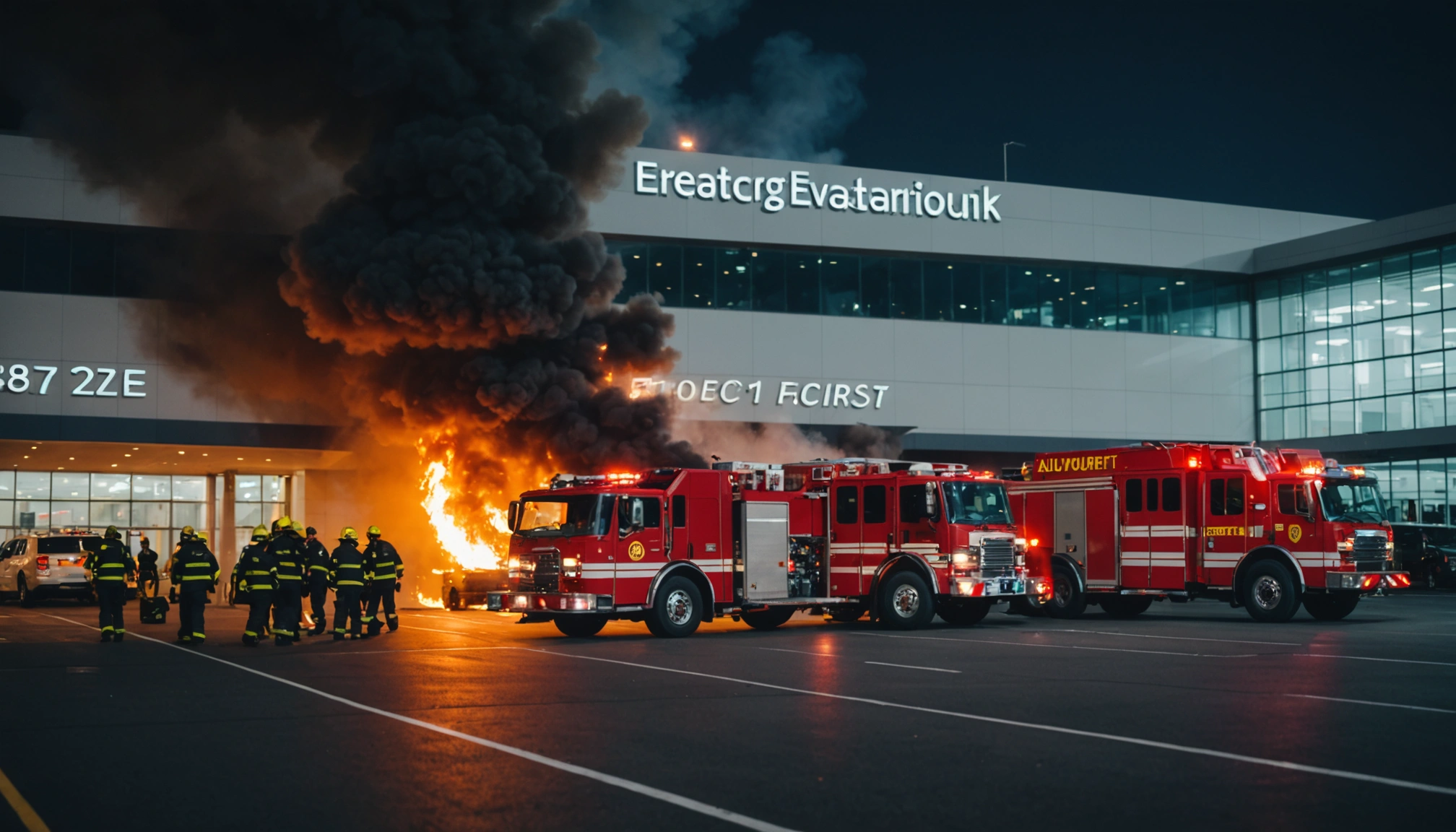 Brand i Stansted lufthavn skaber kaos og aflysninger