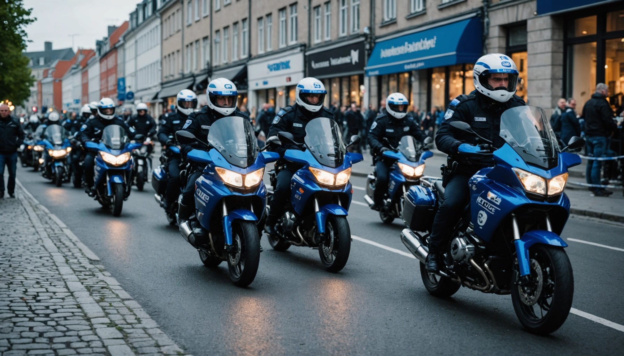 Største politi-eskorte i Københavns historie under topmøder