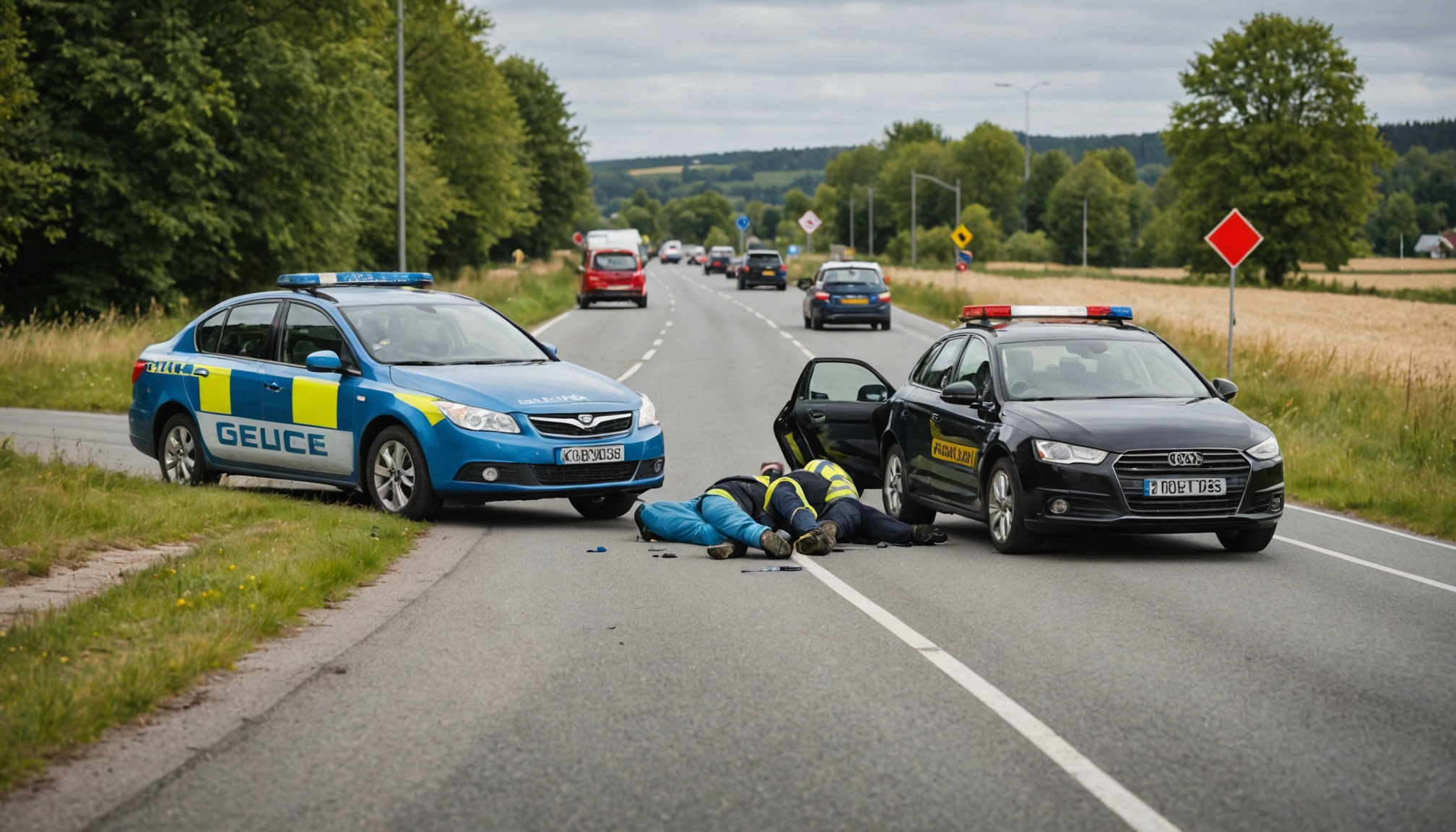 Tysk mand sigtet efter alvorlig trafikulykke i midtjylland